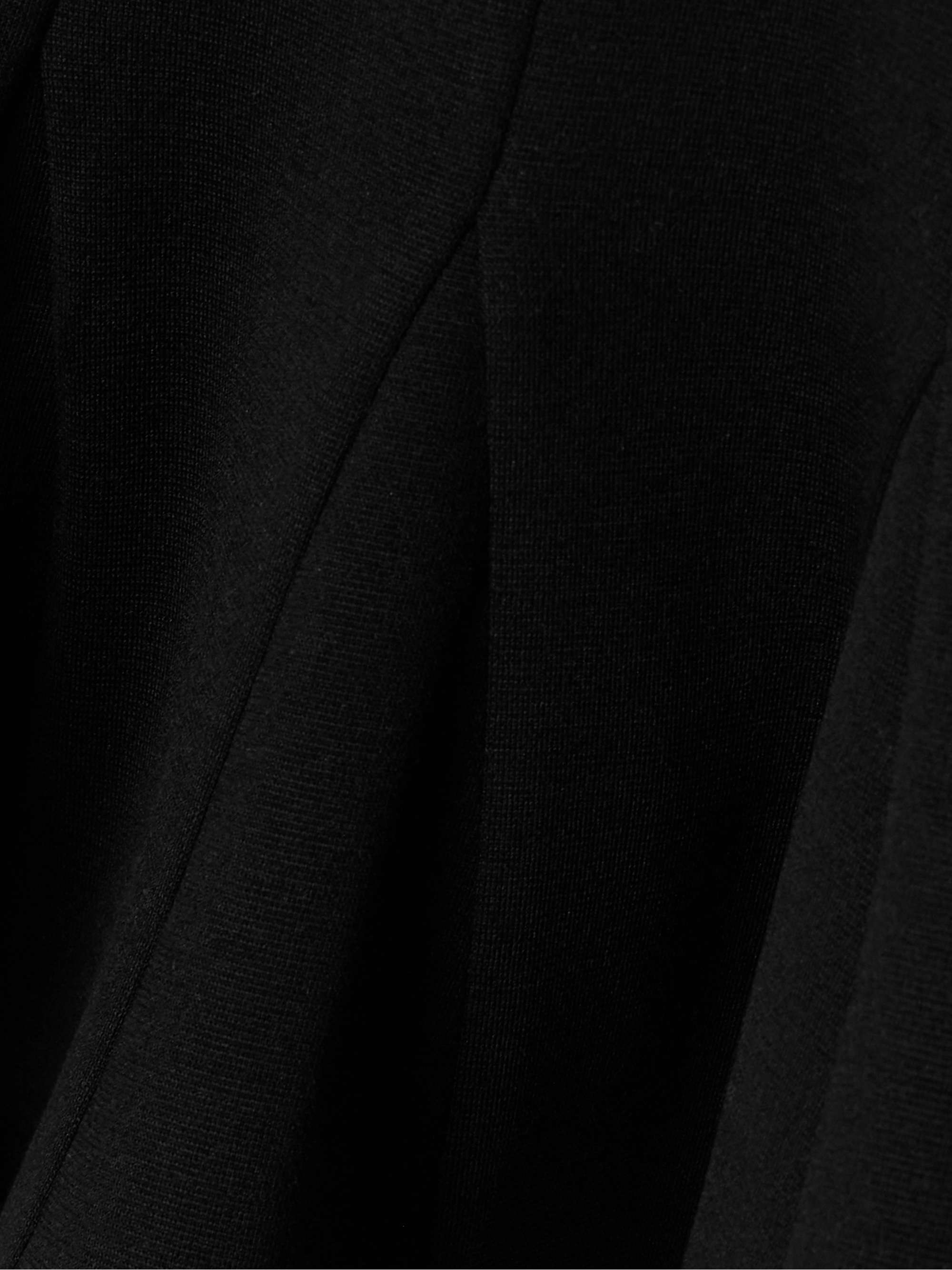 Ismay paneled wool-blend peplum turtleneck top view