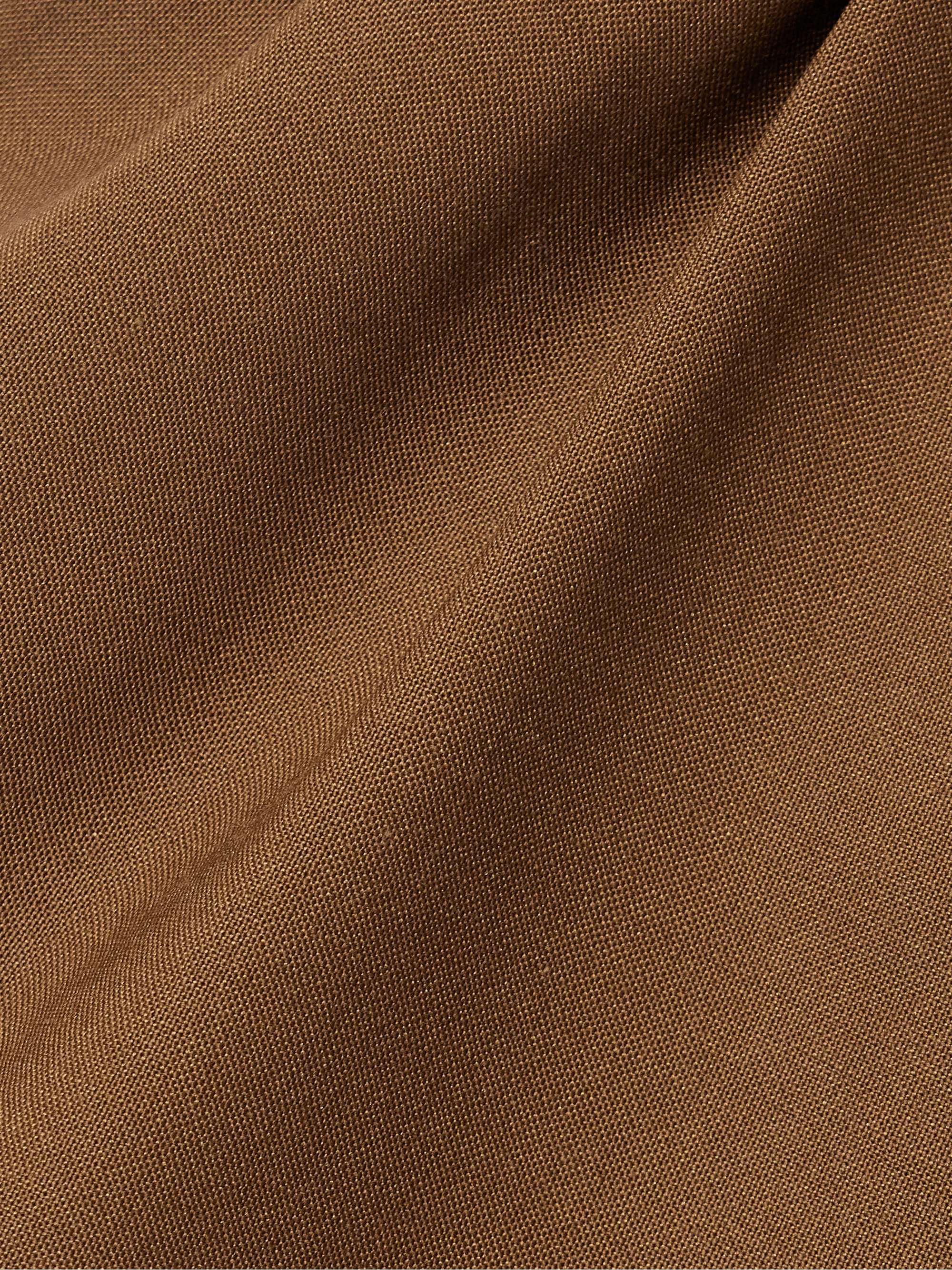 Tabarin pleated wool, mohair and silk-blend shorts view