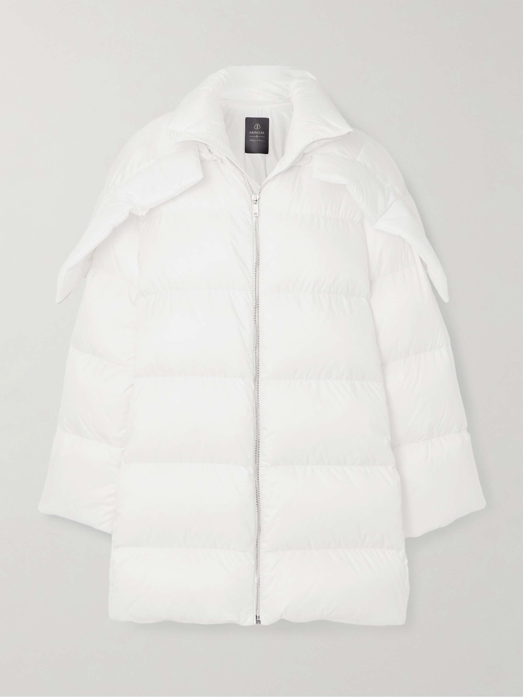 + Moncler Cyclopic oversized hooded appliquéd quilted shell down jacket view