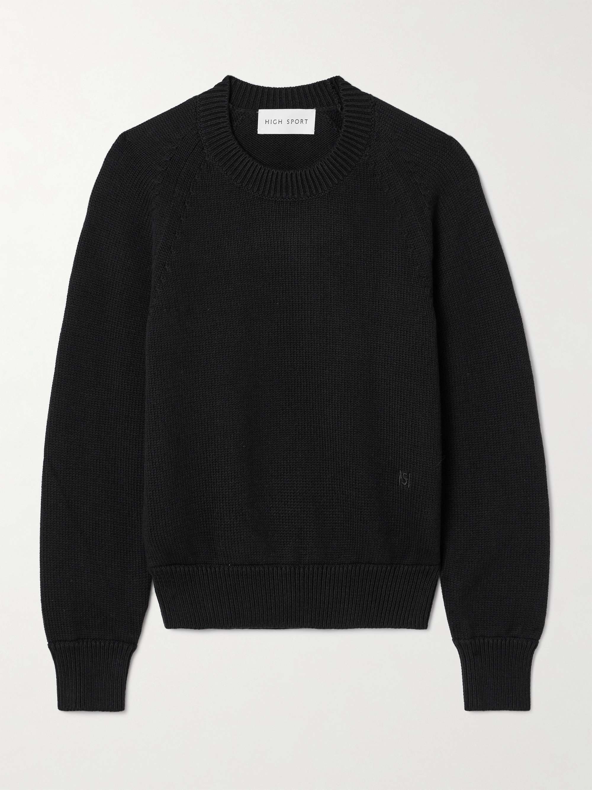 Cotton-blend sweater view
