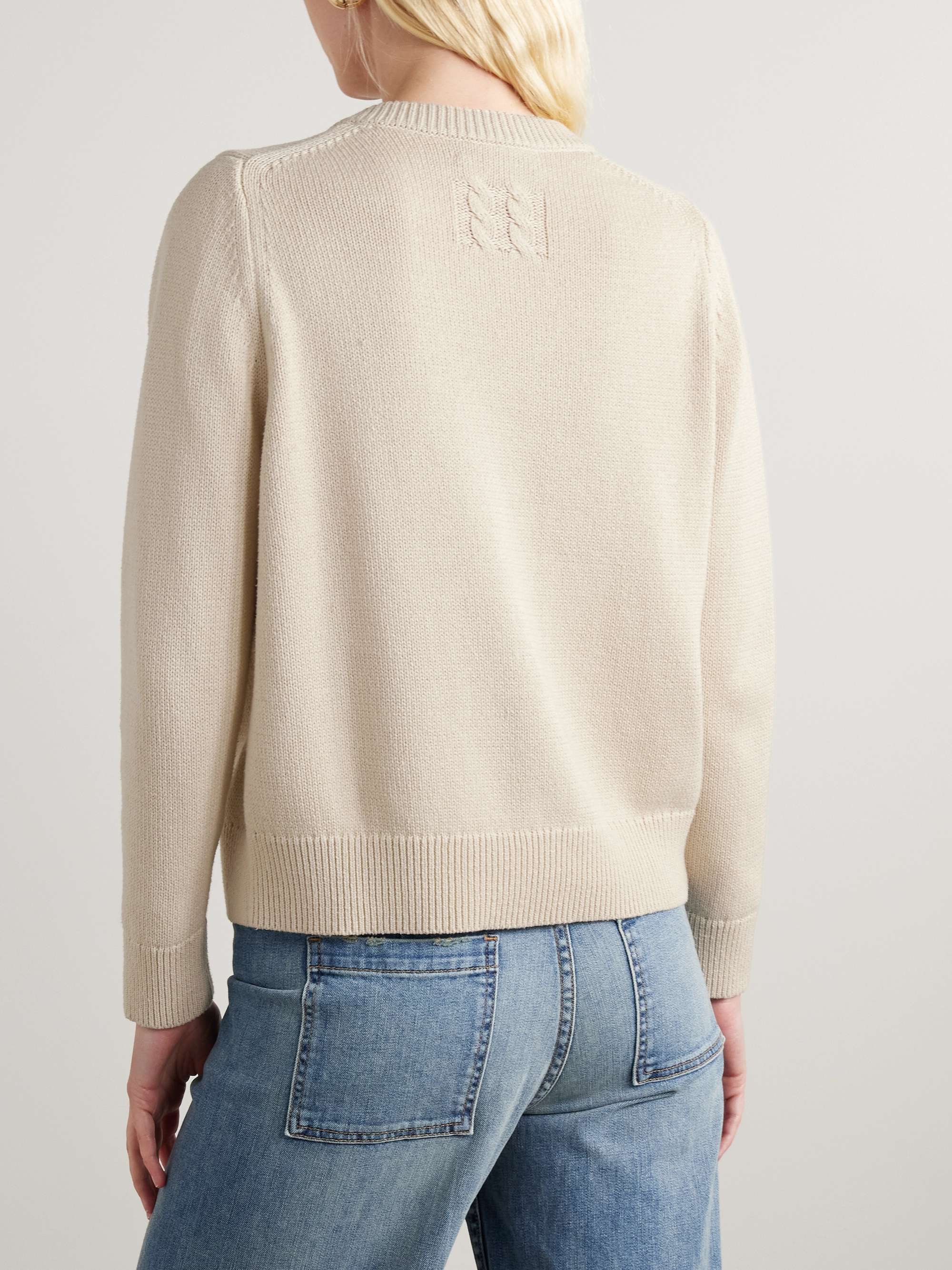 Priya cotton and silk-blend sweater view
