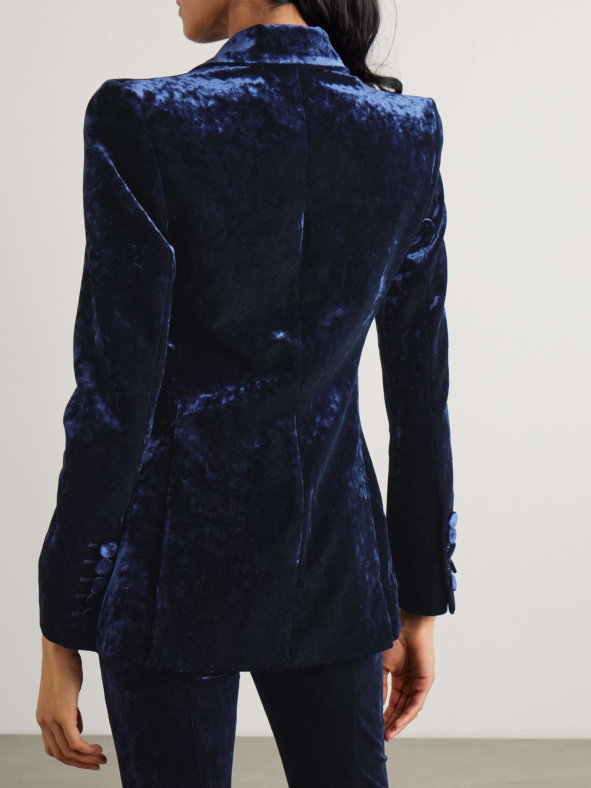 Crushed-velvet blazer view