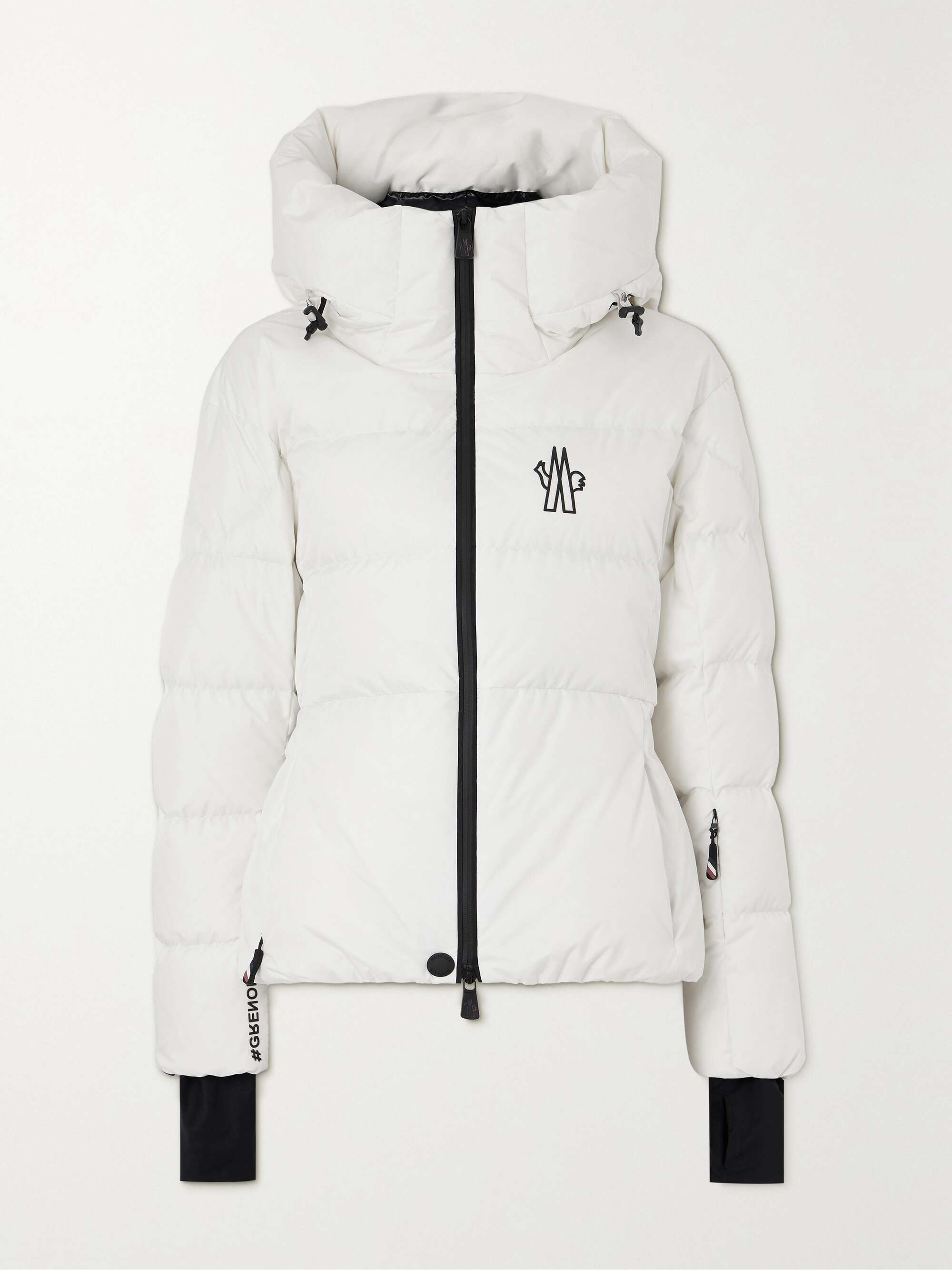 Bouquetin belted quilted down ski jacket view