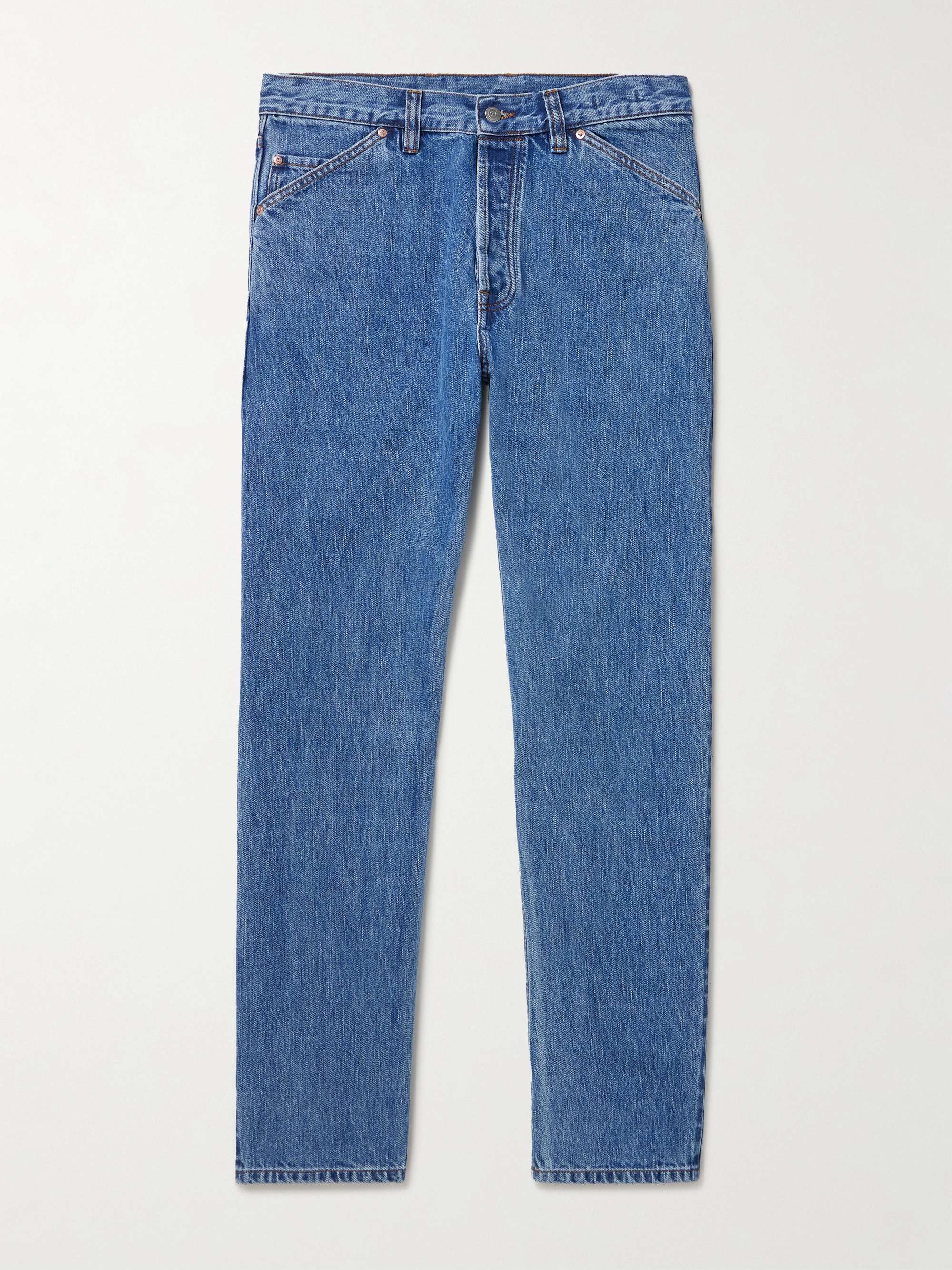 Tapered Selvedge Denim Jeans view