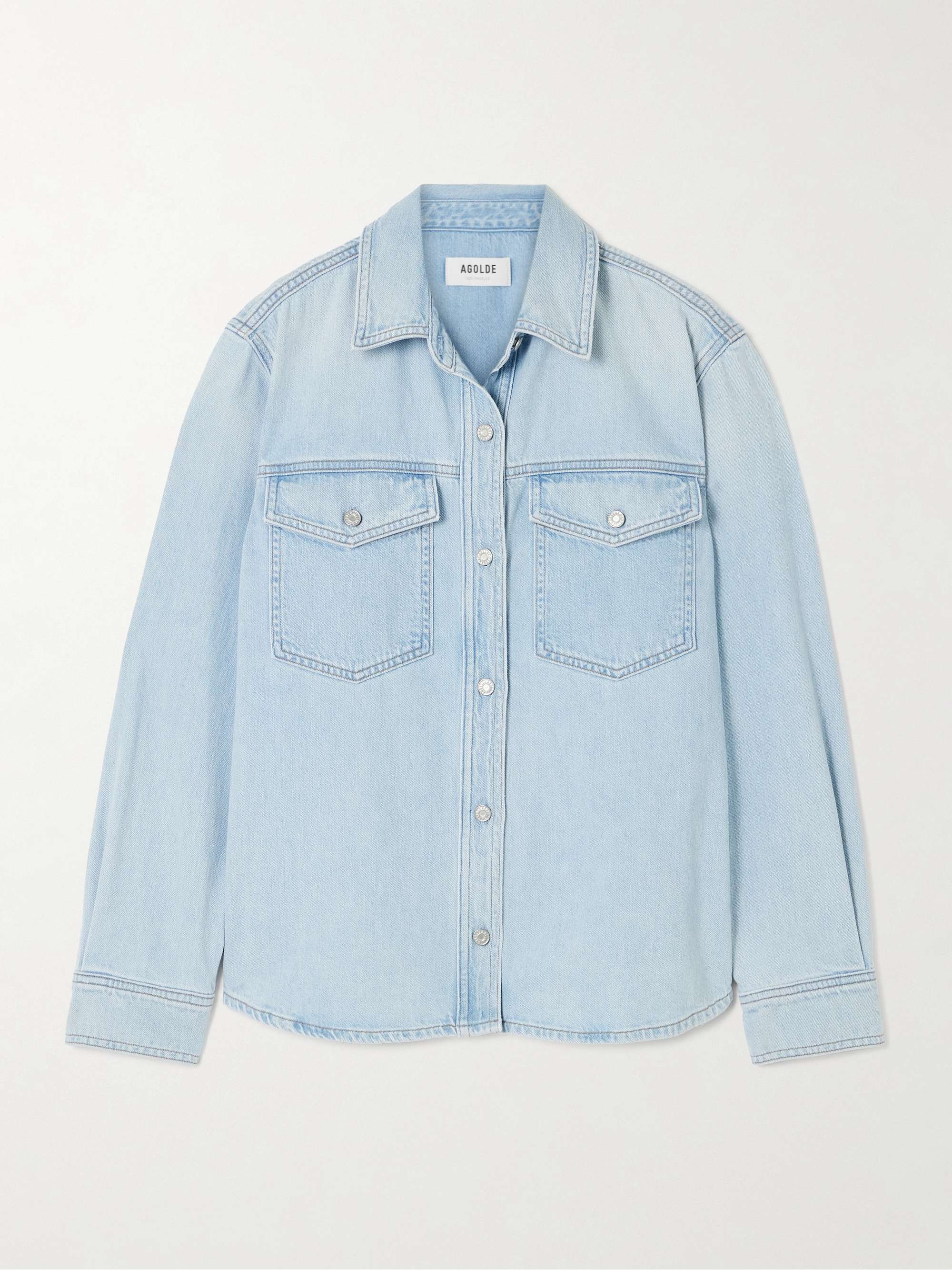 Rina denim shirt view