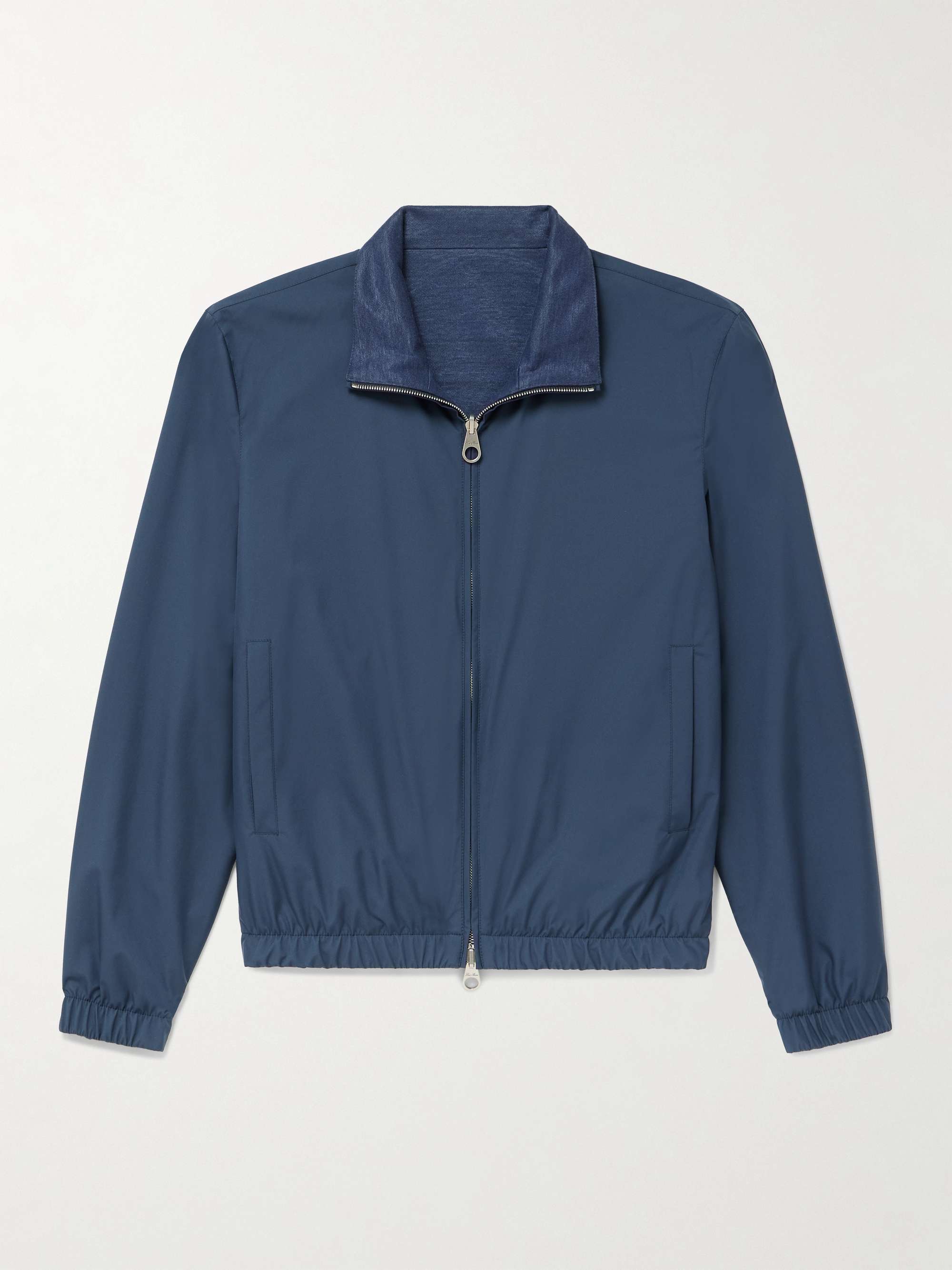 Reversible Storm System® Jersey and Twill Bomber Jacket view