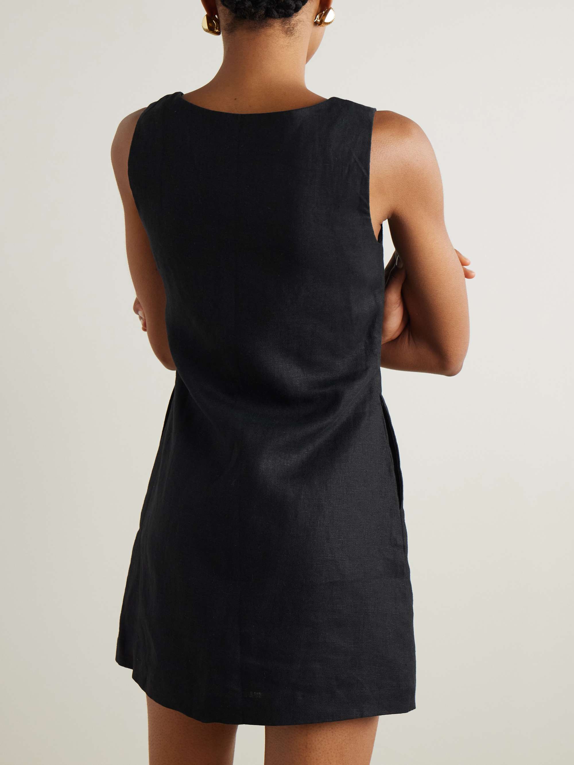 Alice linen mini dress view