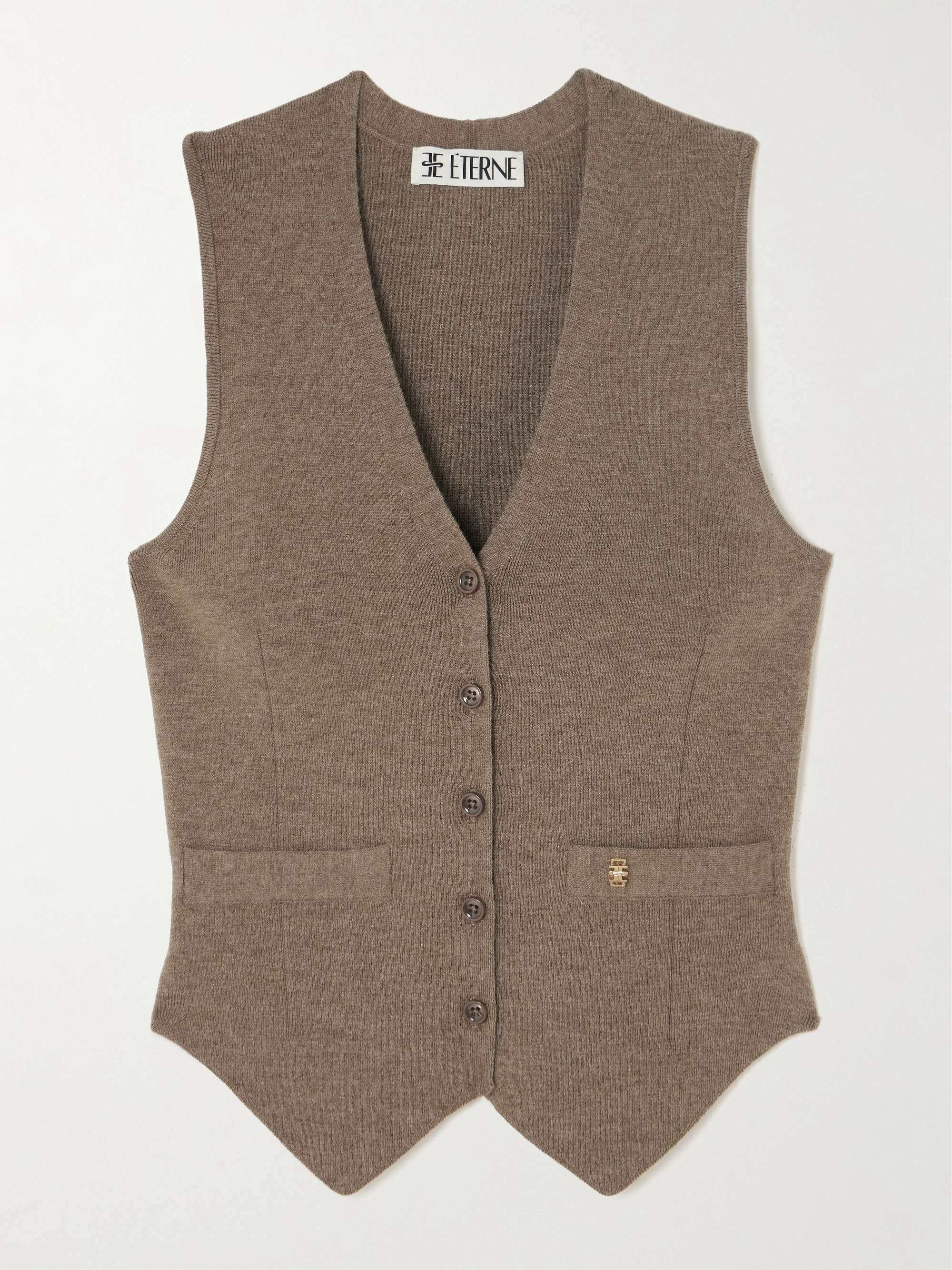 Paige cashmere vest view