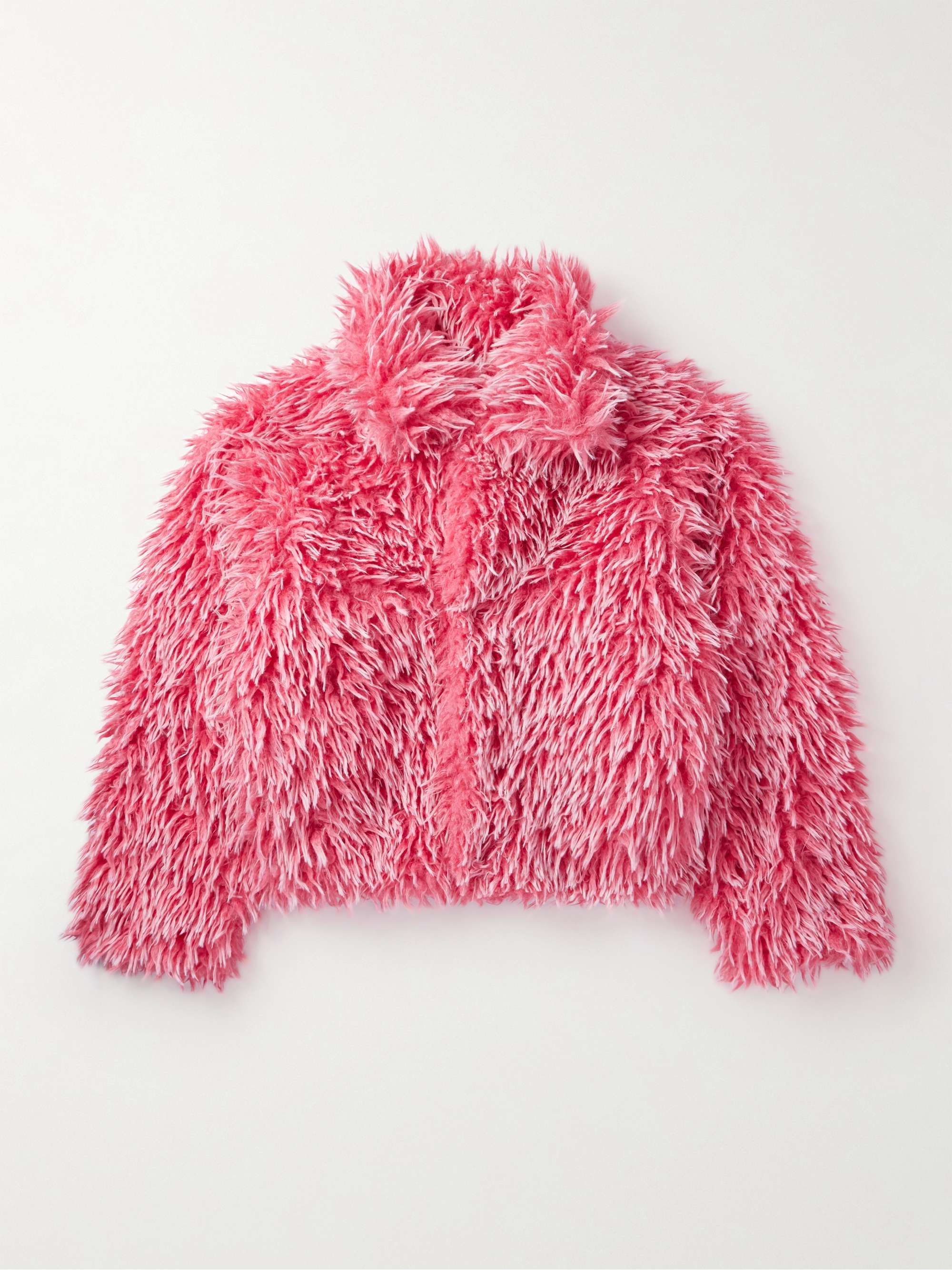 Hooded Plush Fabric Jacket view