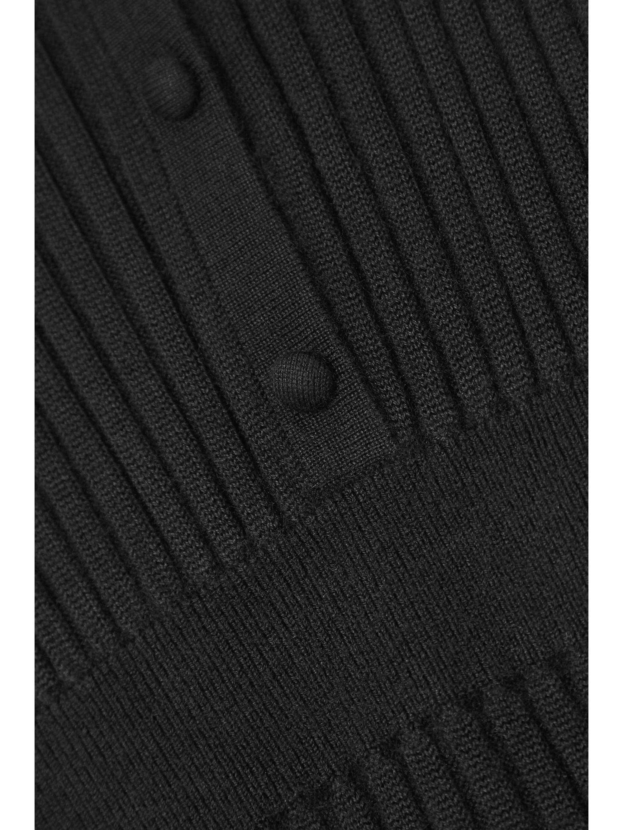 Amor ribbed silk and cashmere-blend maxi dress view