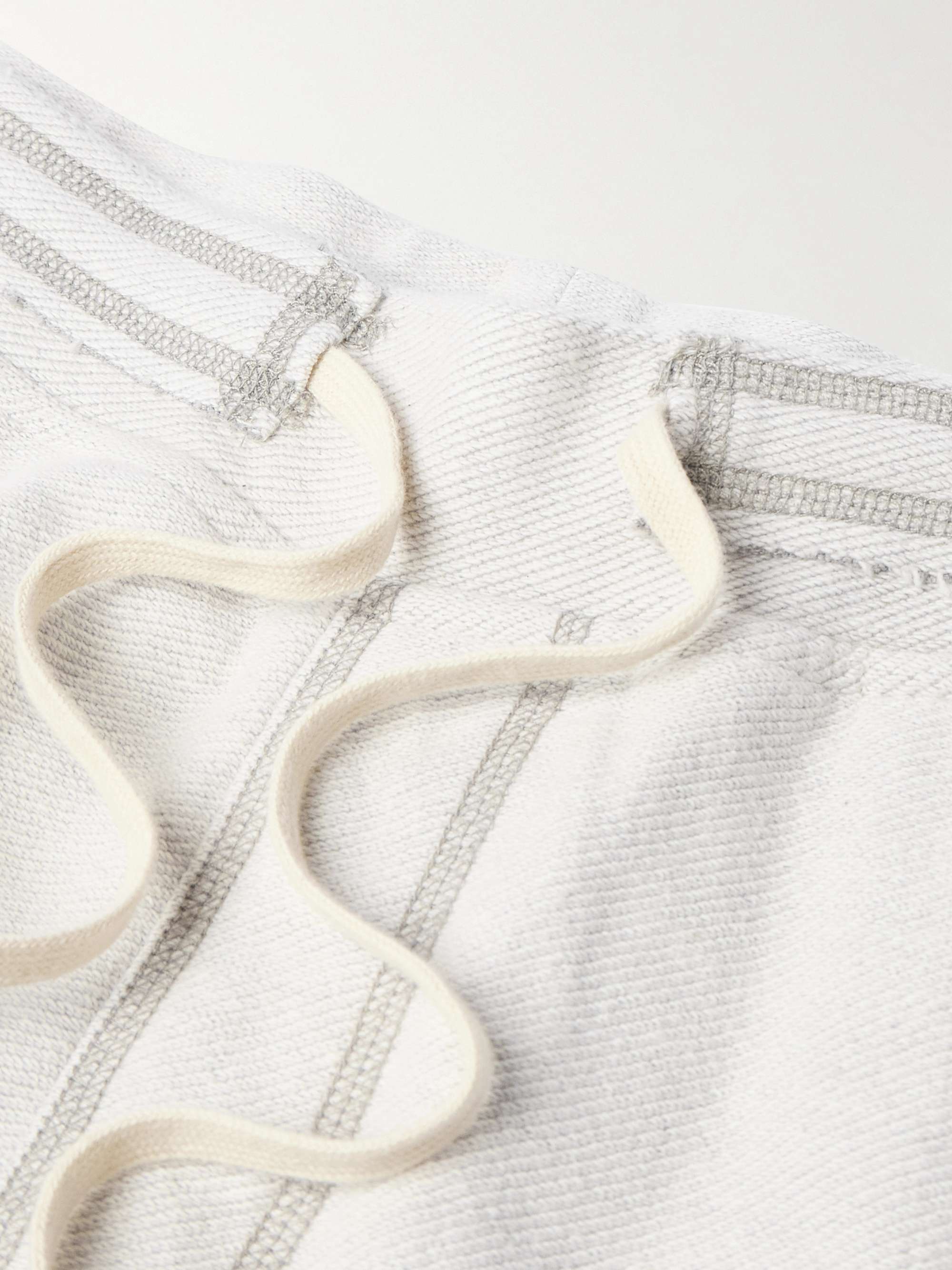 Slim-Fit Panelled Cotton-Jersey Sweatpants view