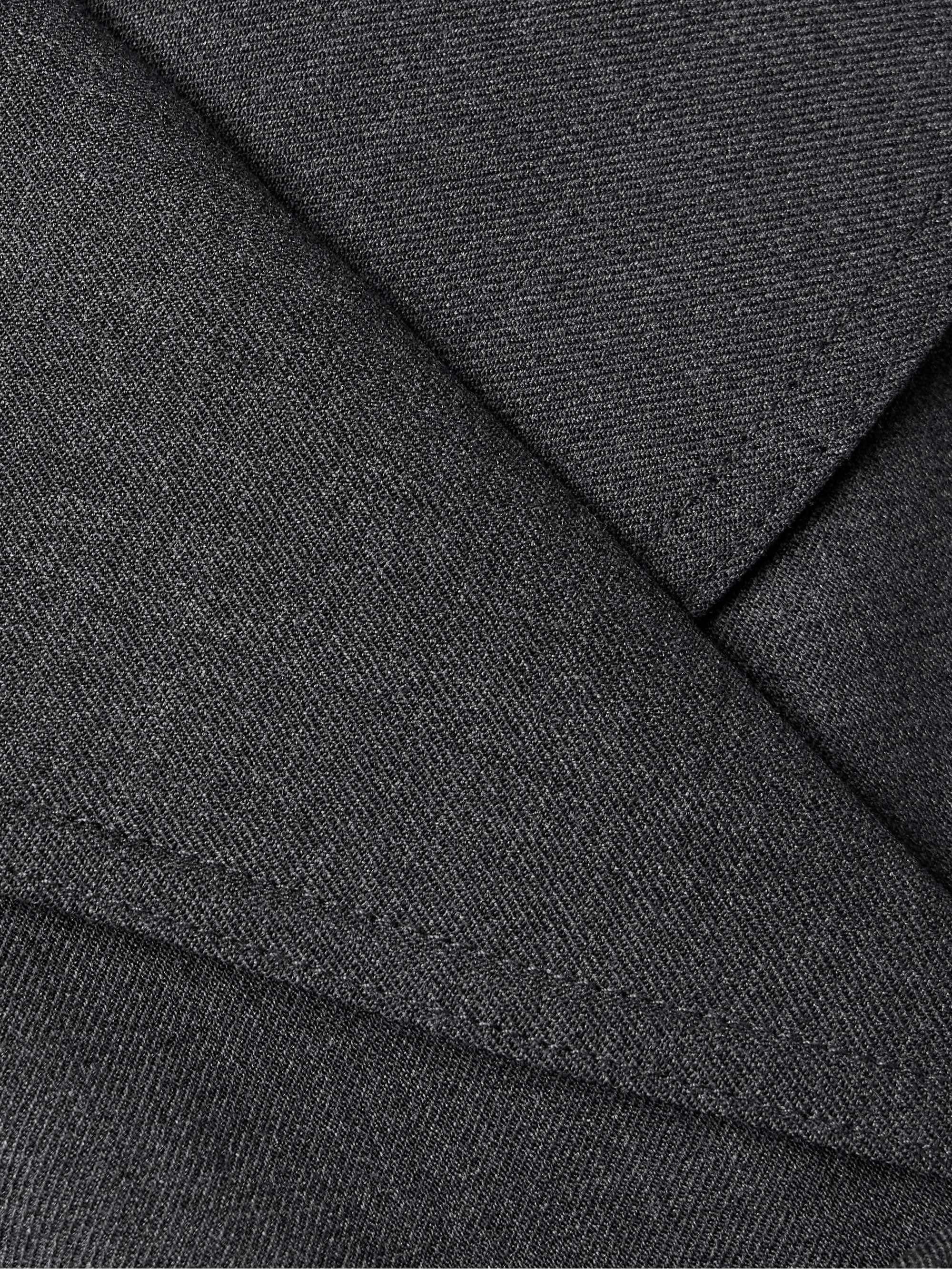 Jane belted double-breasted wool-blend trench coat view