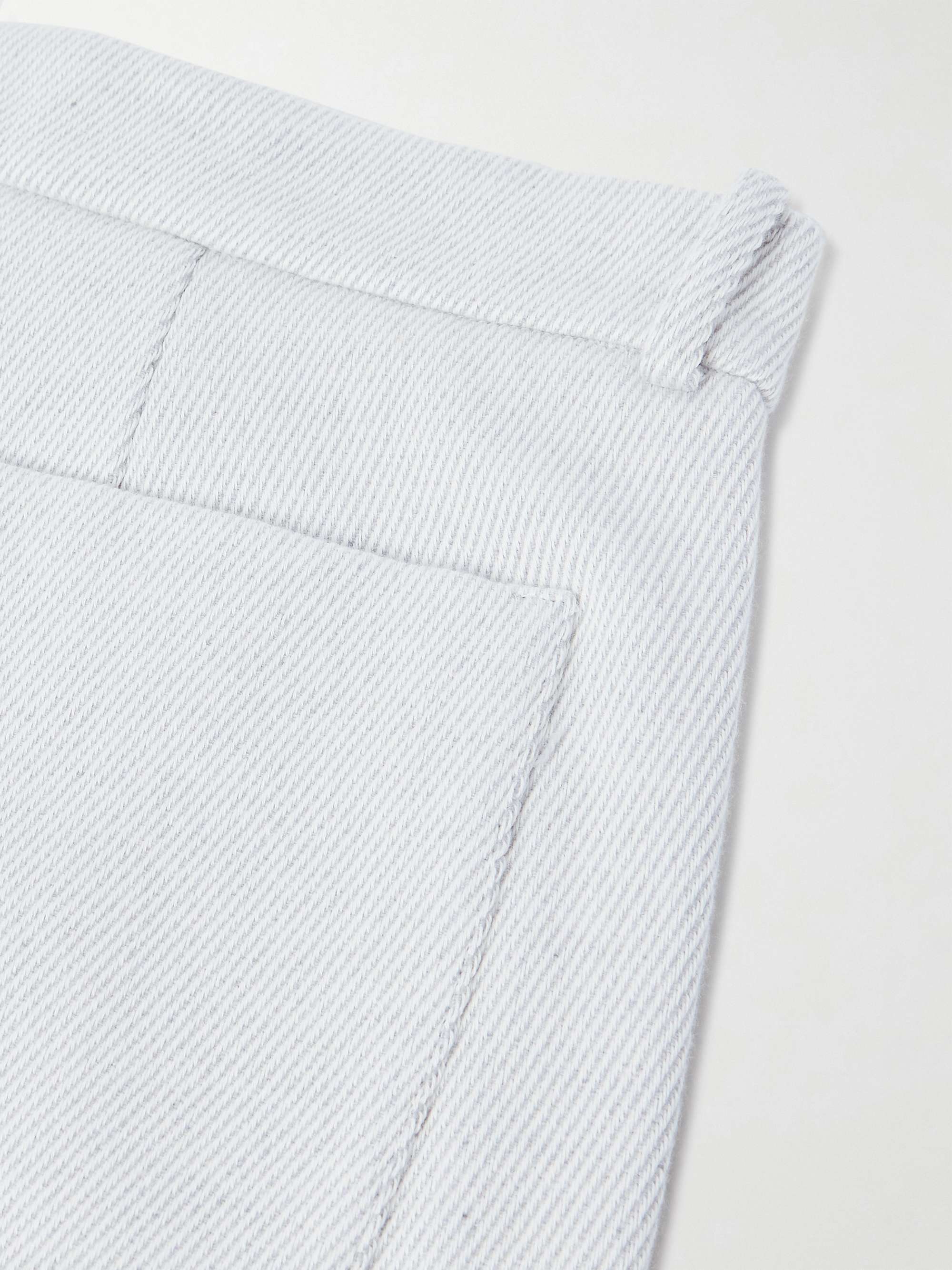 Explorer Straight-Leg Cashmere and Cotton-Blend Twill Trousers view