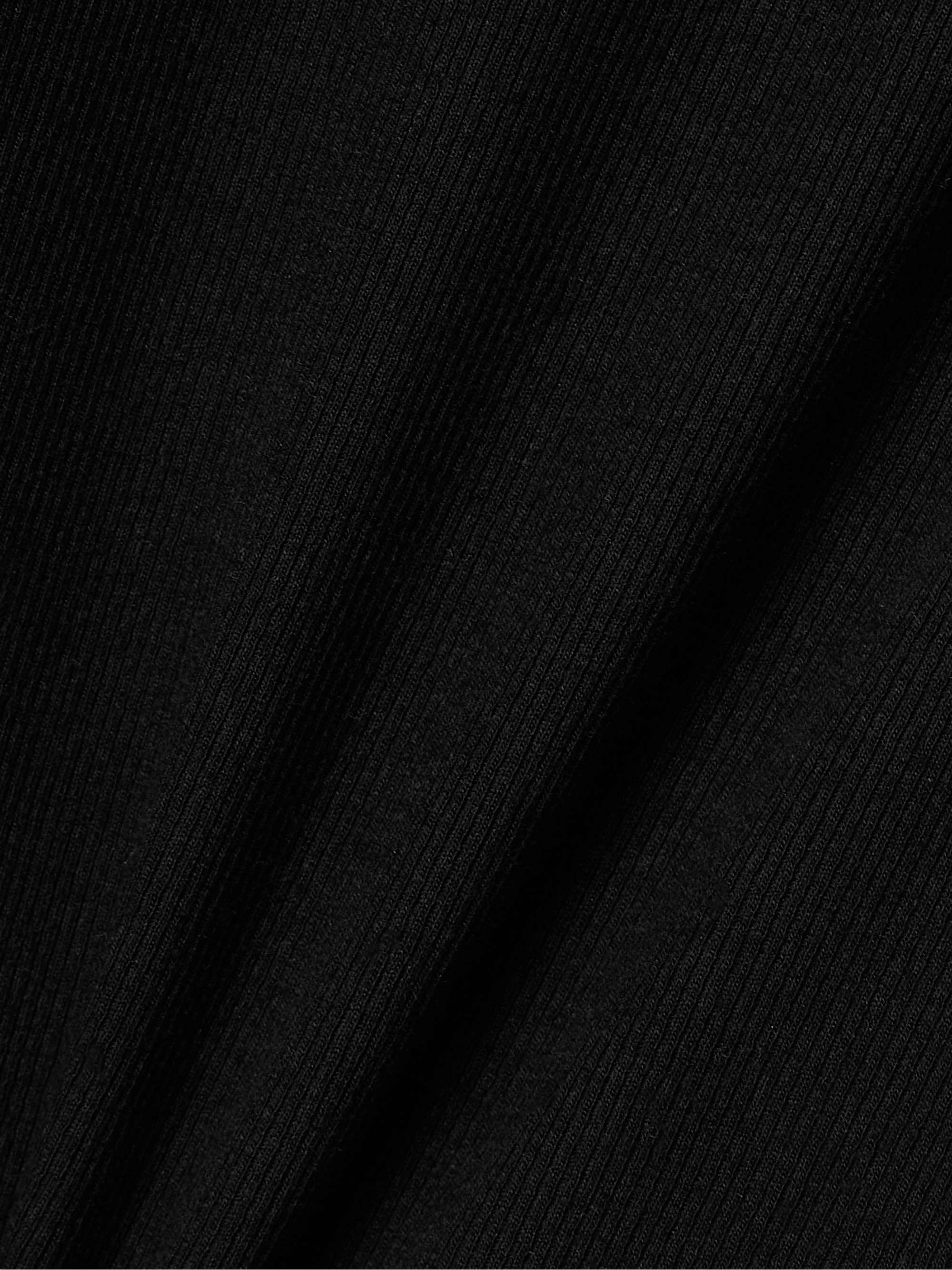 Kelly ribbed cotton-blend jersey T-shirt view