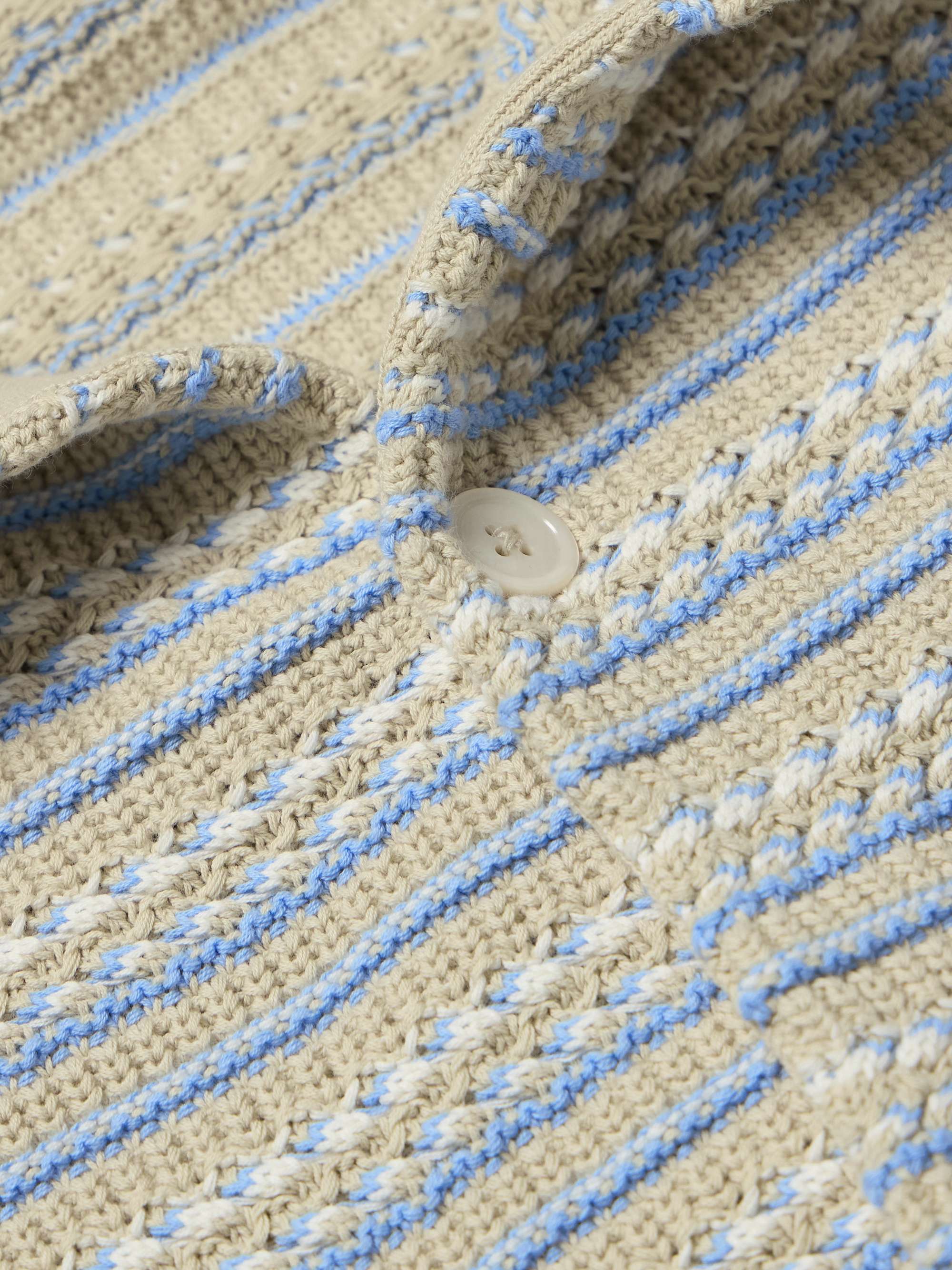 Jackie 6636 Striped Organic Cotton Cardigan view