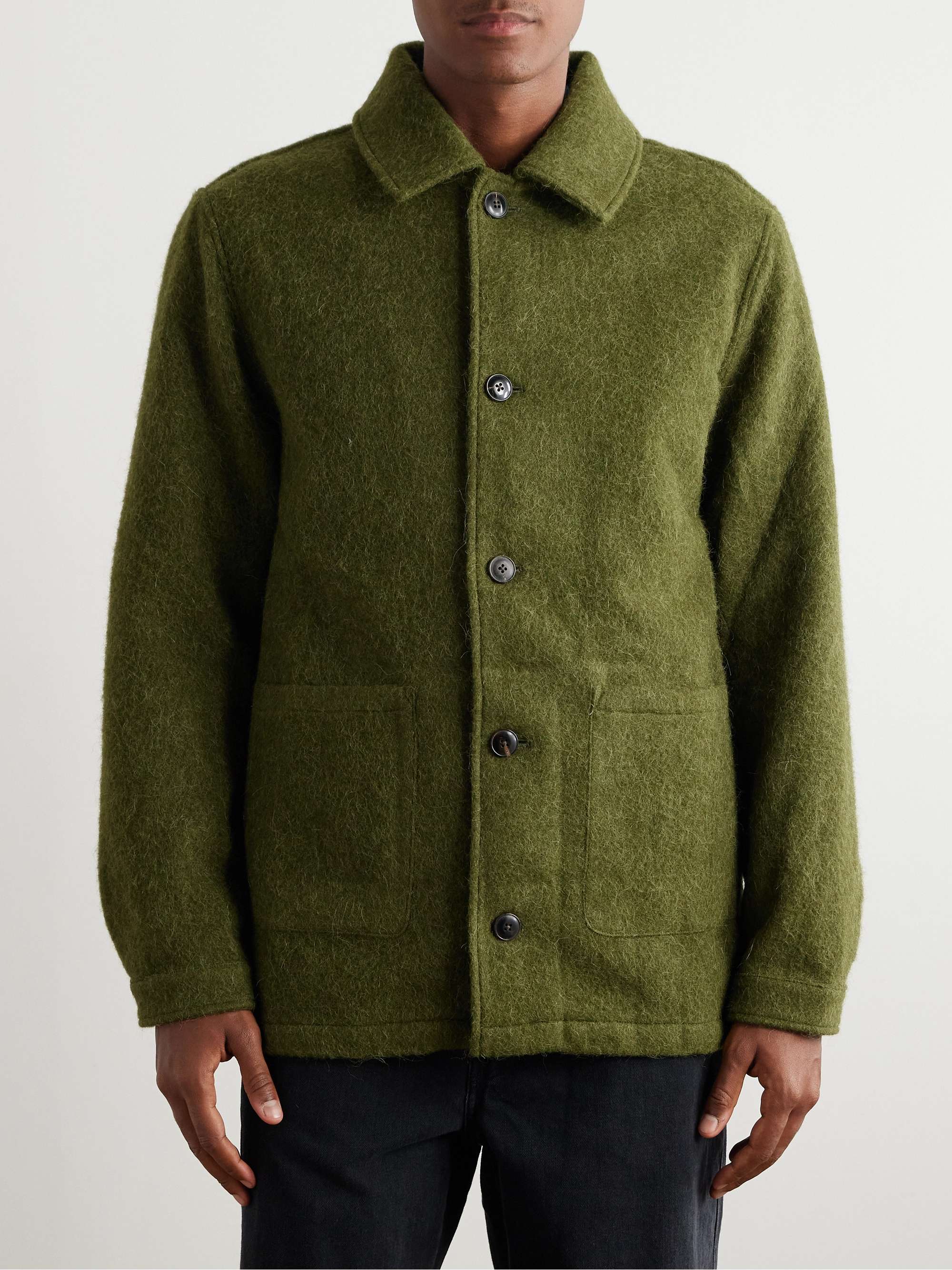 Jorvi Brushed Alpaca and Wool-Blend Jacket view