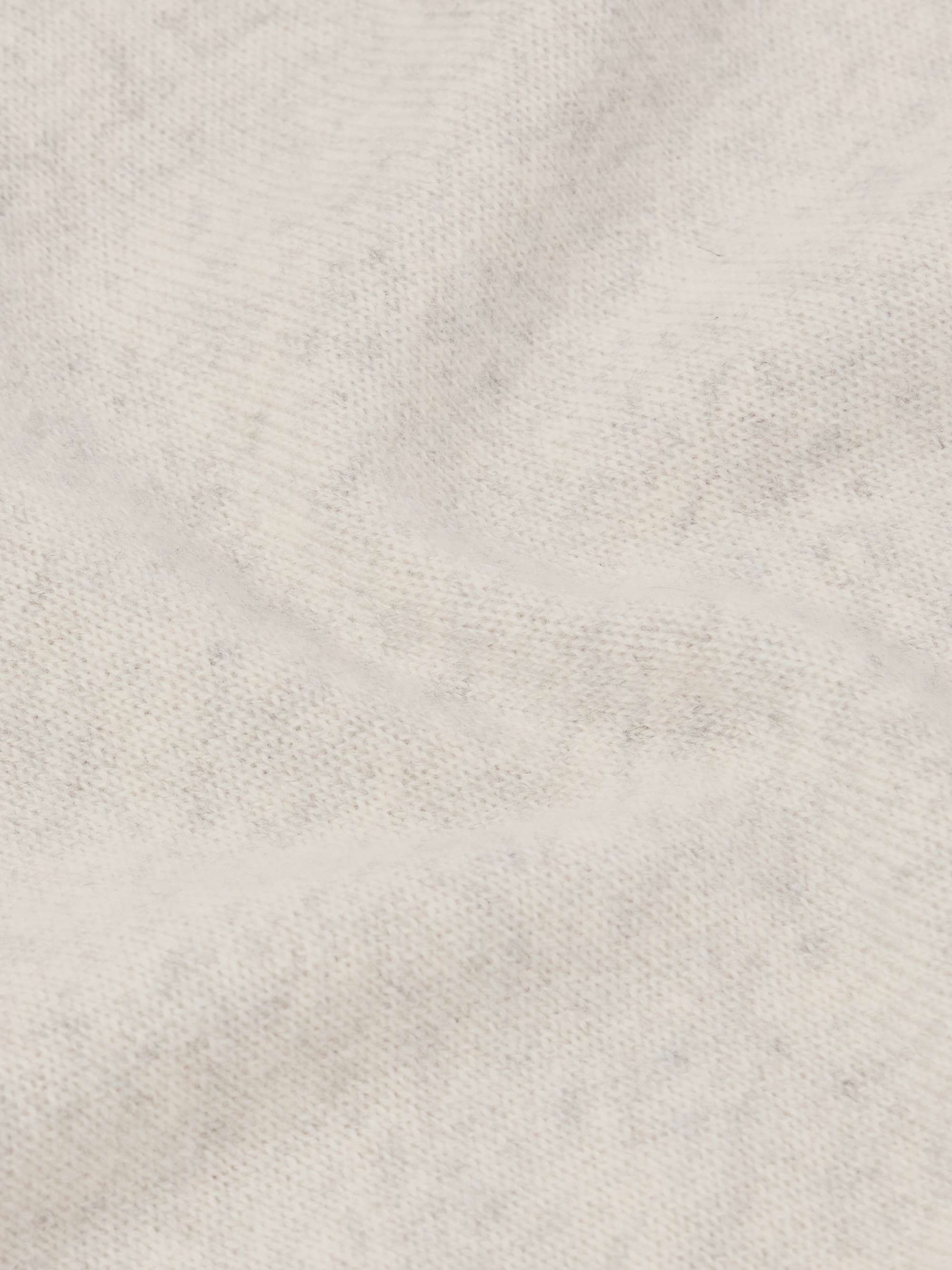 Logo-Appliquéd Cashmere-Blend Hoodie view