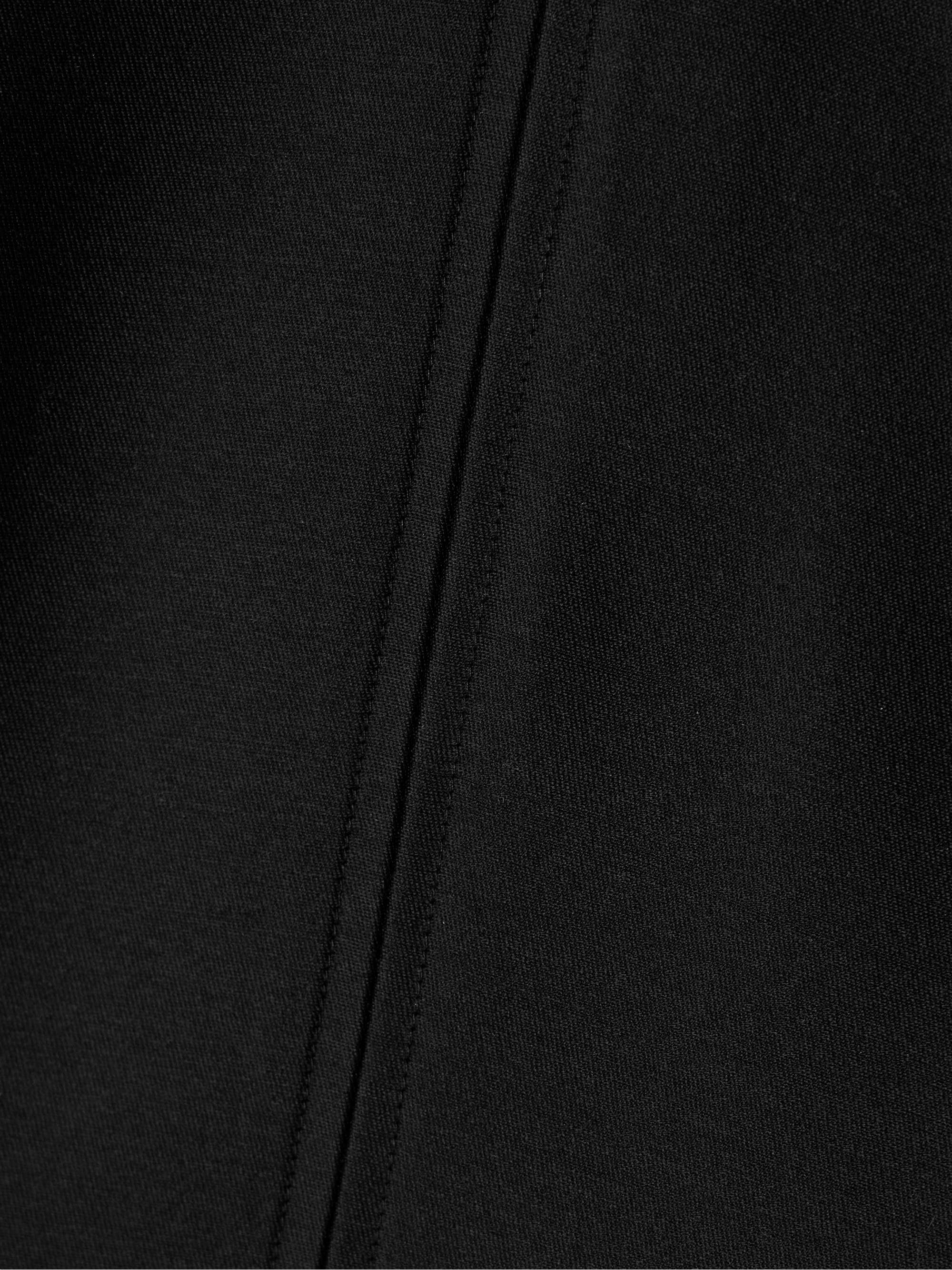 Paneled wool and silk-blend top view