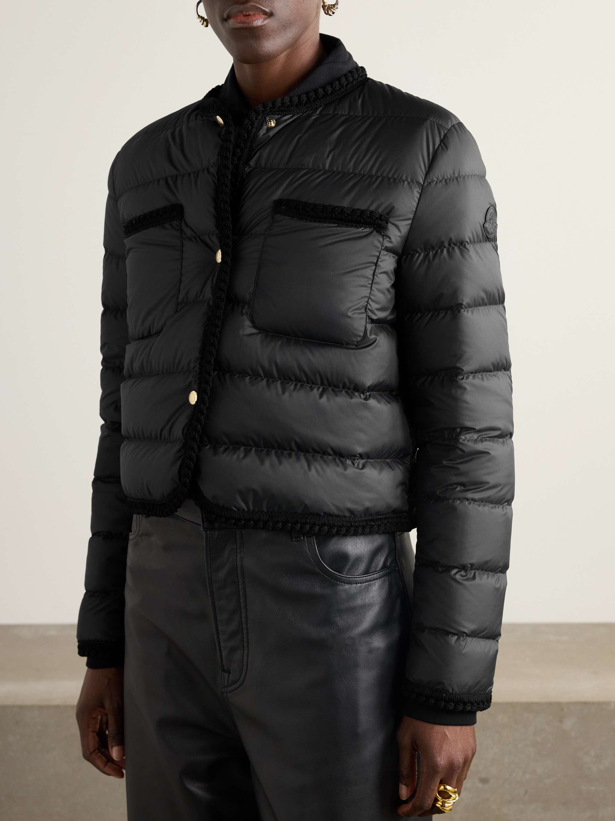 Gencay quilted shell down jacket view
