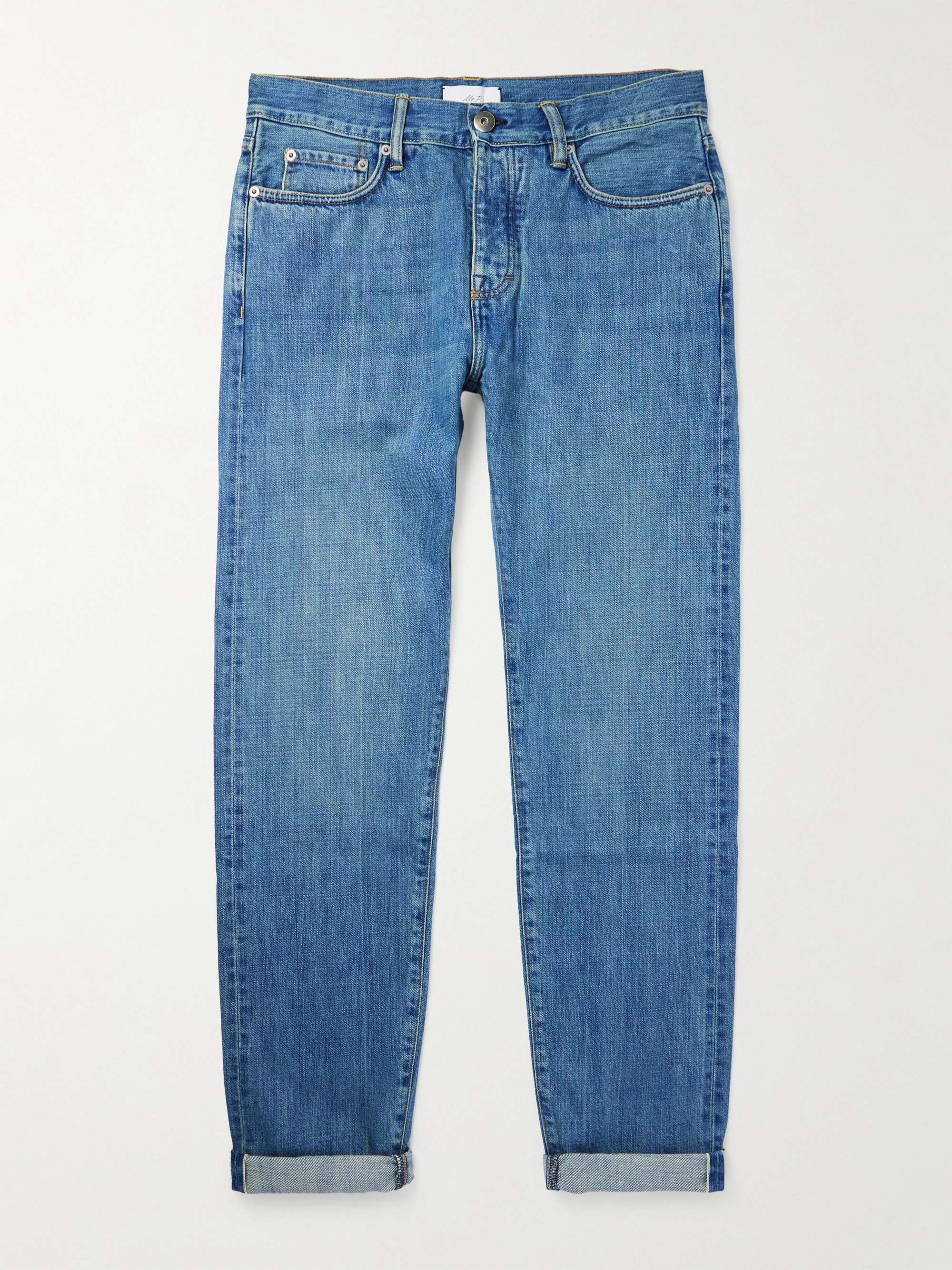 Slim-Fit Organic Selvedge Jeans view
