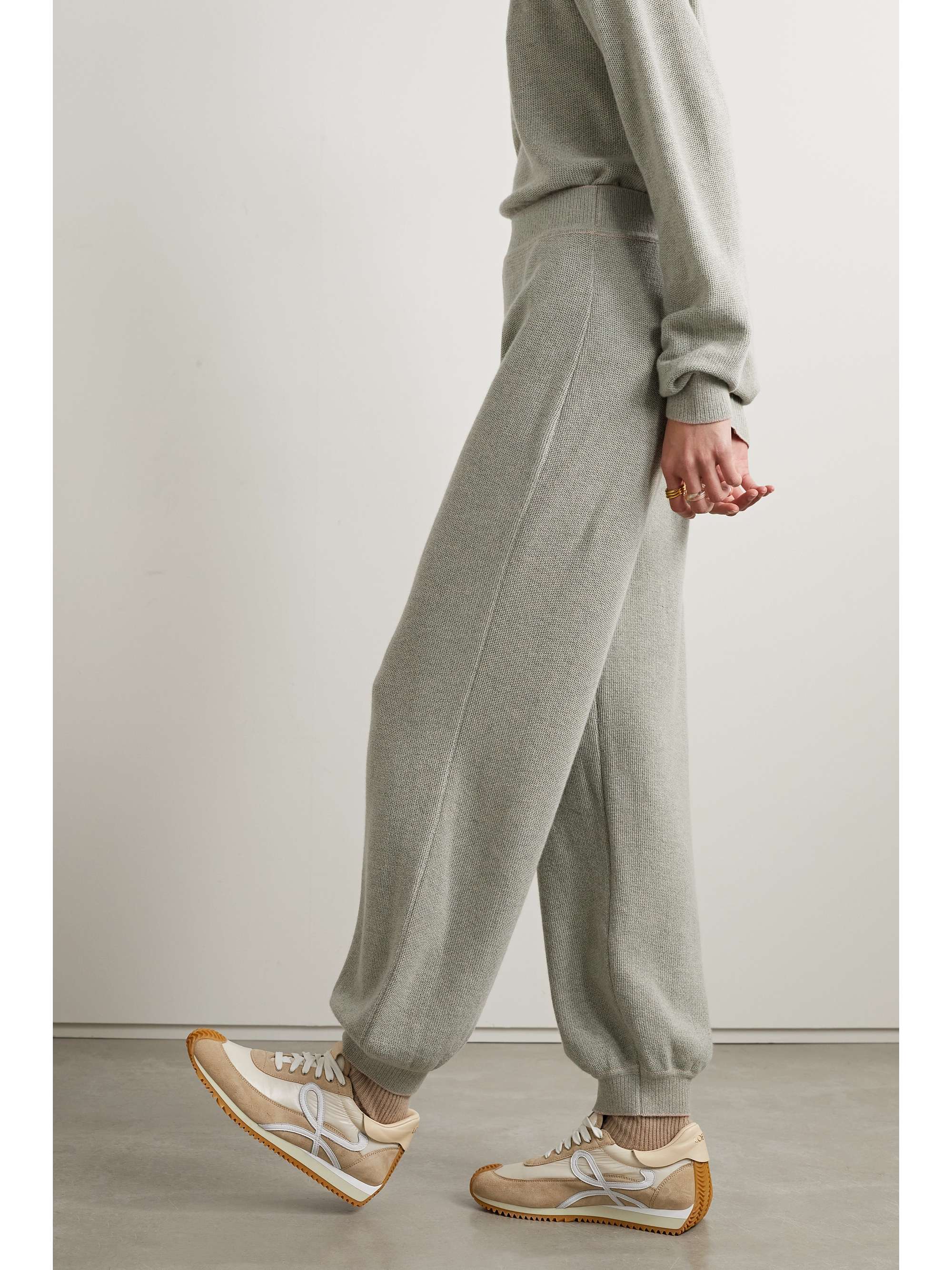 Cashmere track pants view
