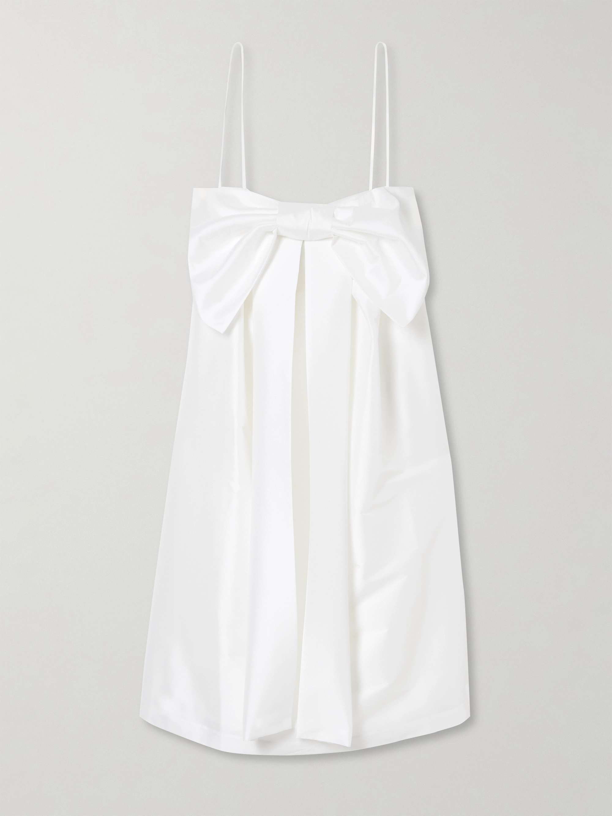 Estee bow-detailed taffeta mini dress view