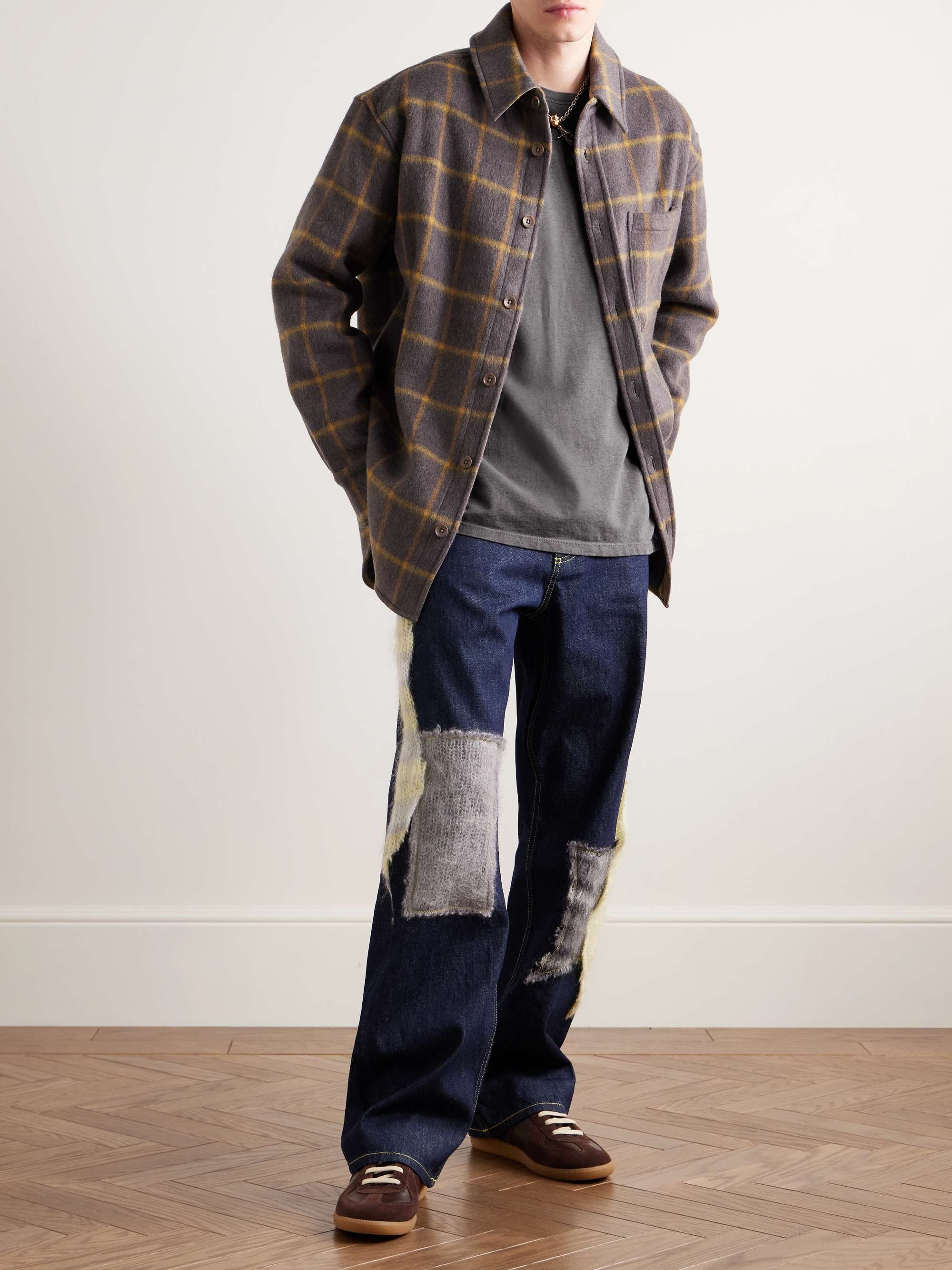 Cotton and Cashmere-Blend Jersey T-Shirt view
