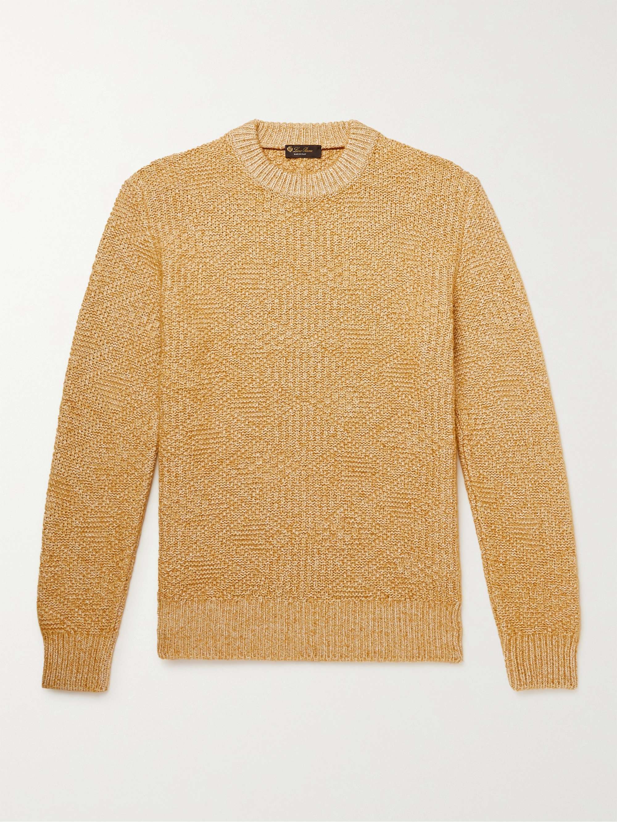 Slim-Fit Cable-Knit Silk and Cashmere-Blend Sweater view
