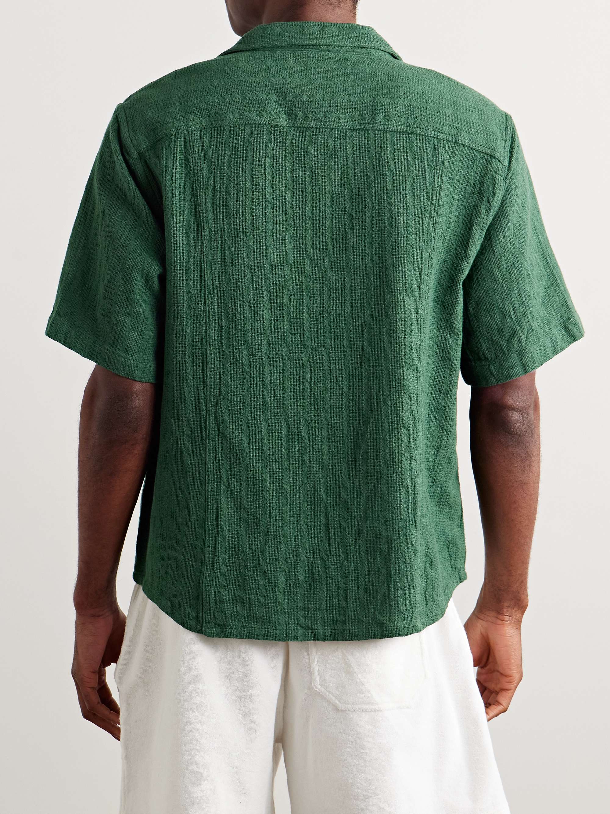 Camp-Collar Cotton Shirt view