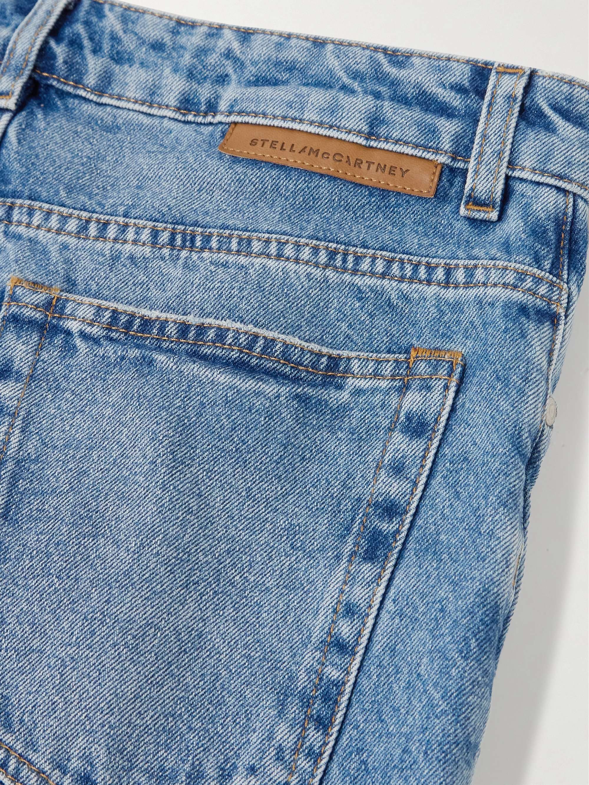 Straight-leg organic jeans view