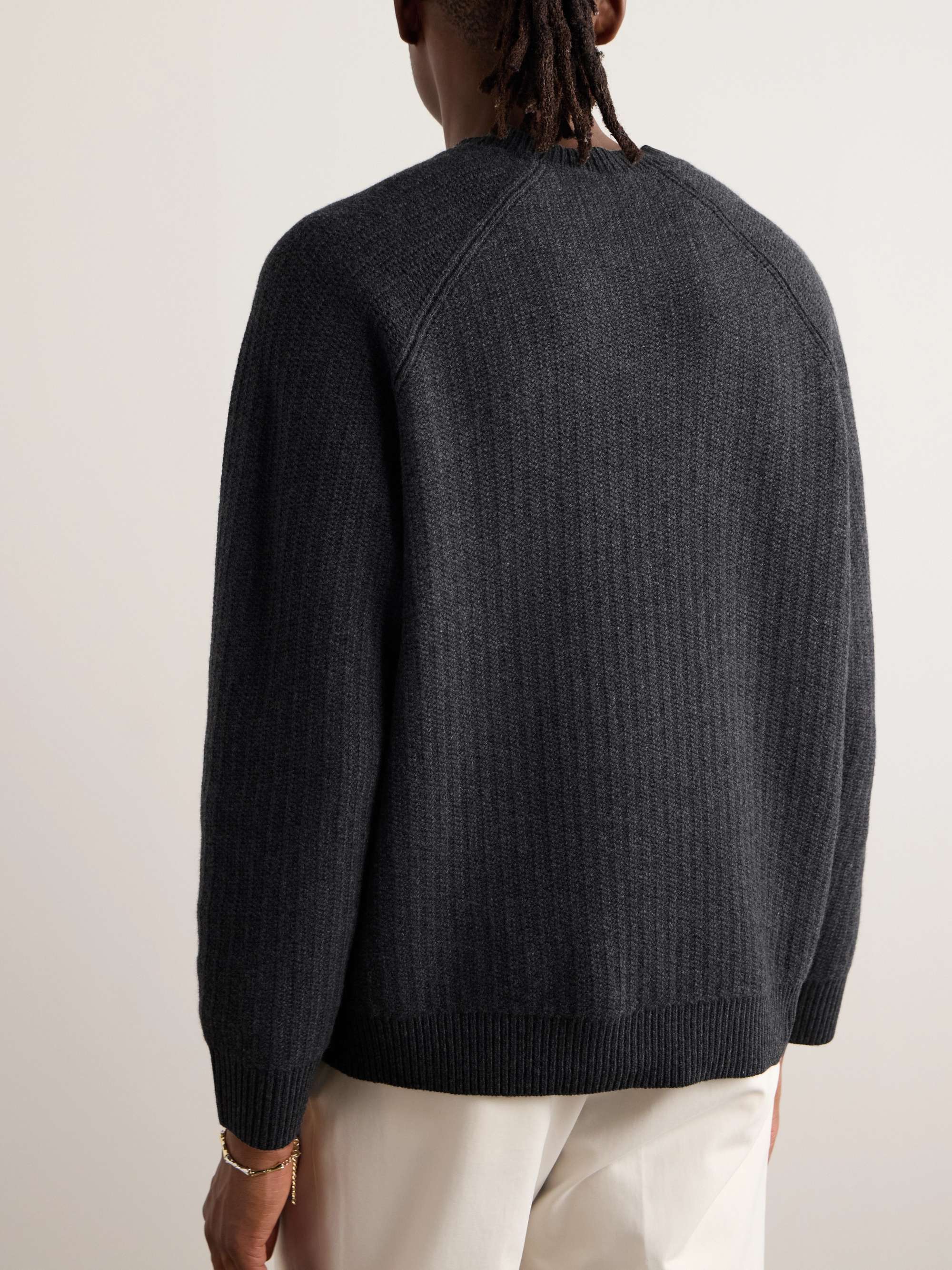 Kadir Wool and Cashmere-Blend Sweater view
