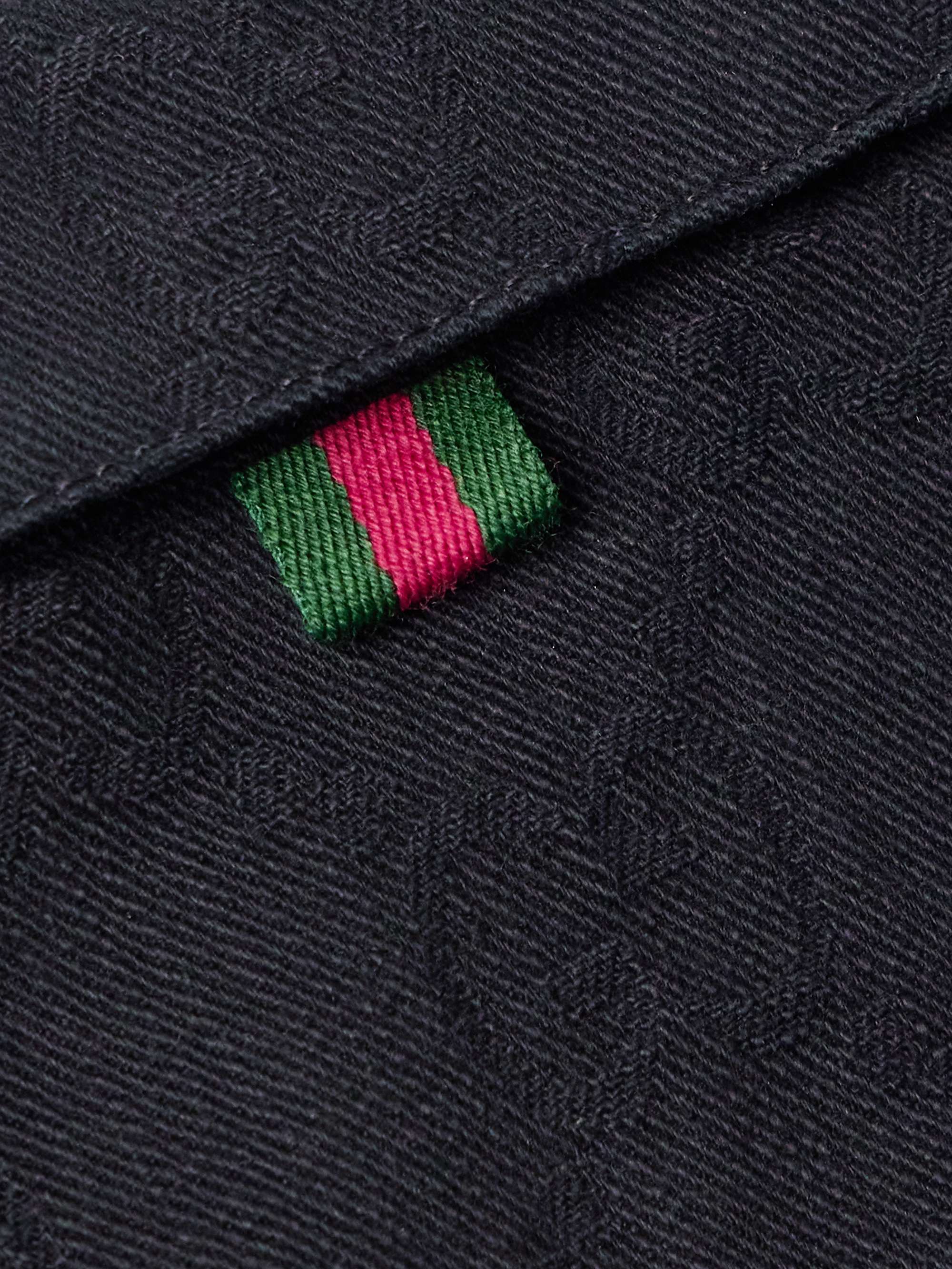 Logo-Jacquard Denim Jacket view