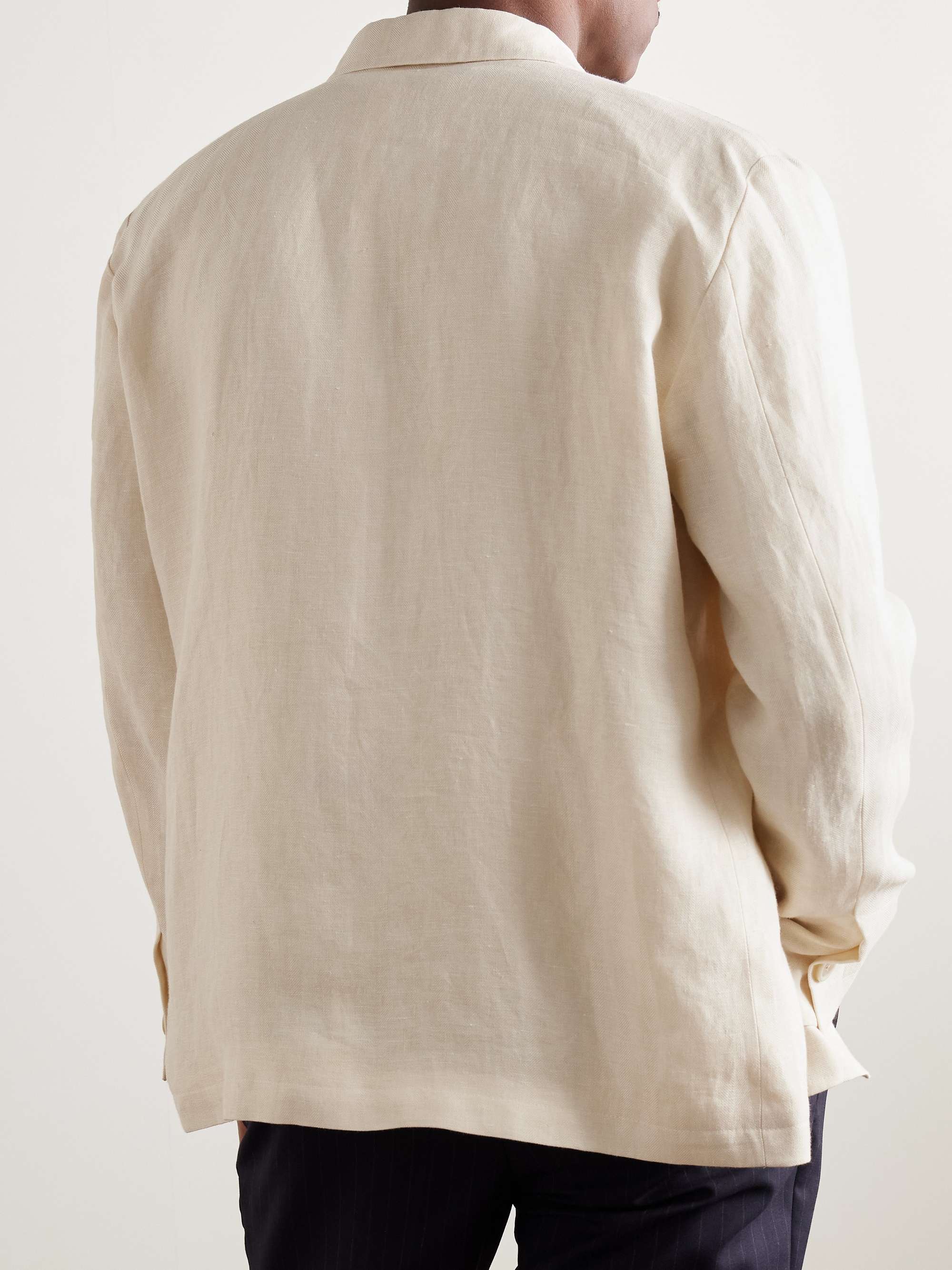 Ansel Herringbone Linen Jacket view