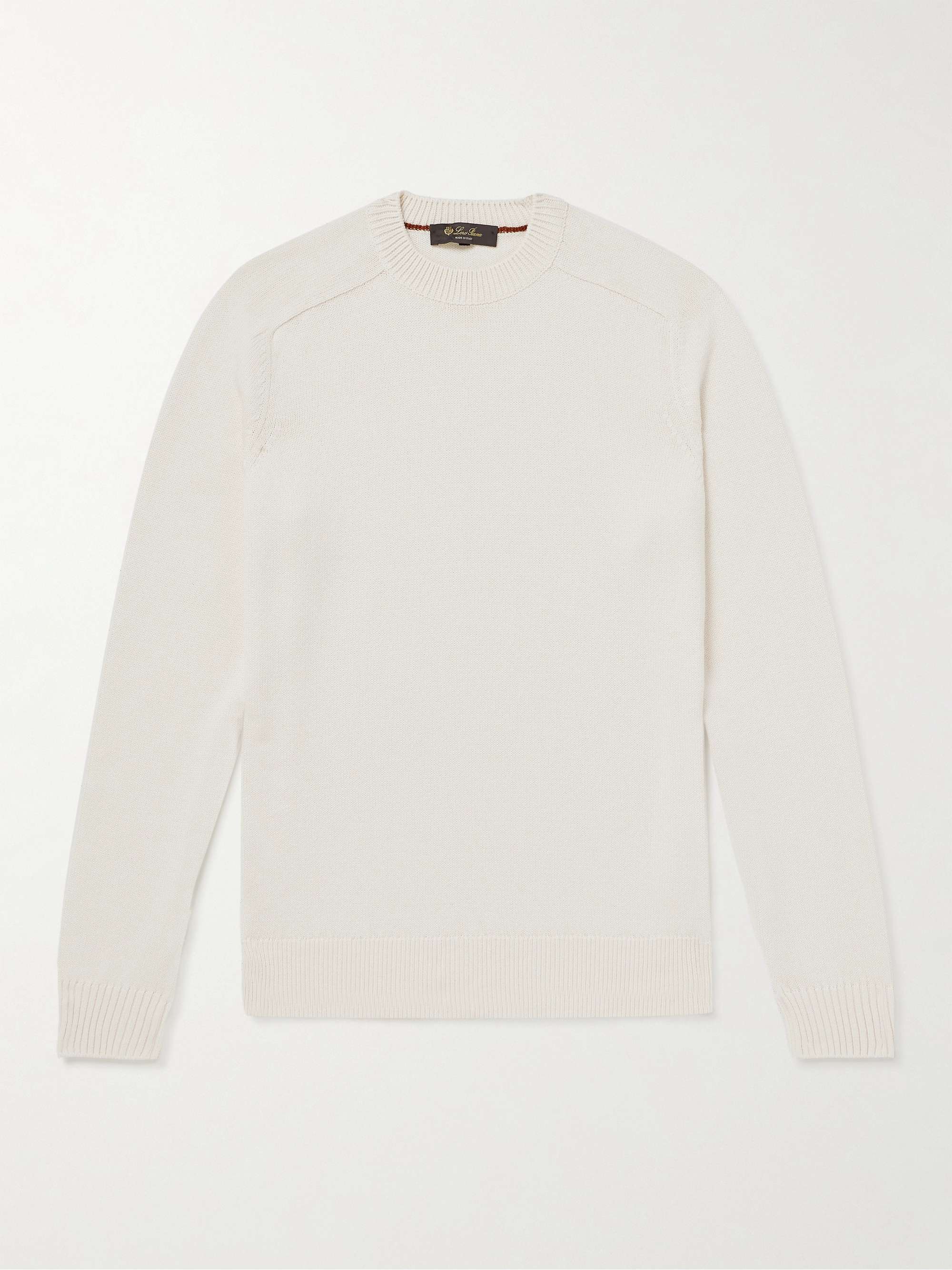 Cotton and Silk-Blend Sweater view