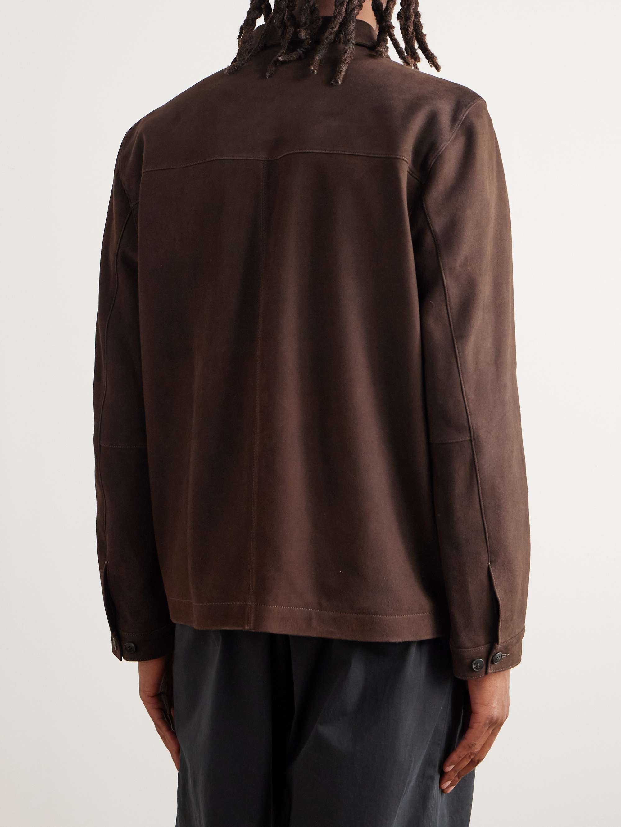 Suede Harrington Jacket view