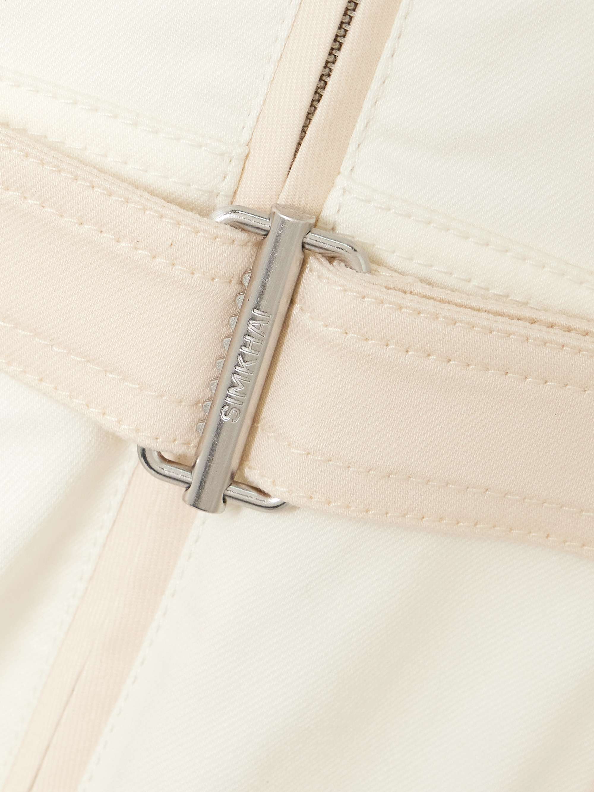 Hanover cotton-blend twill shirt dress view