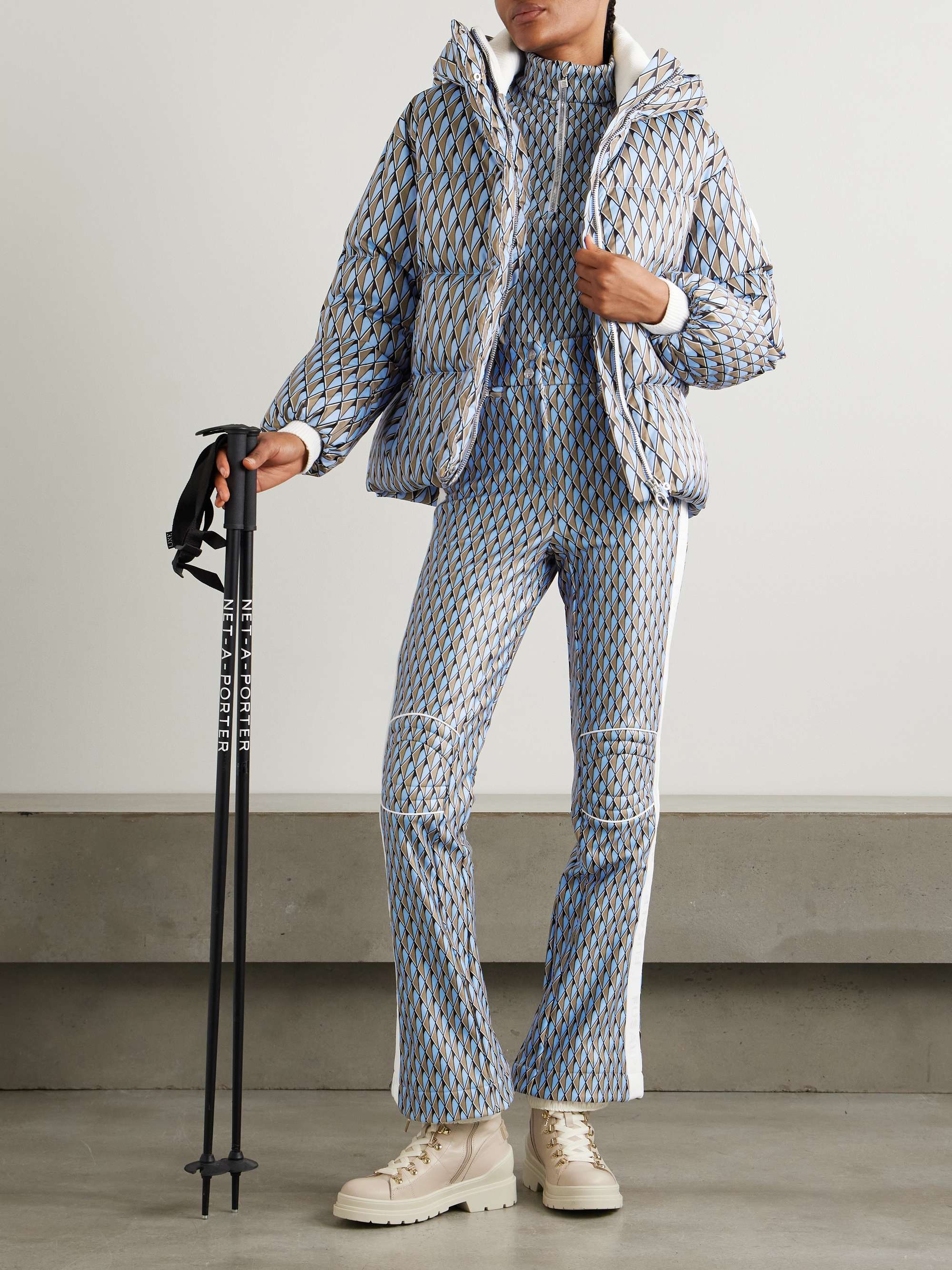 Celia printed bootcut ski pants view