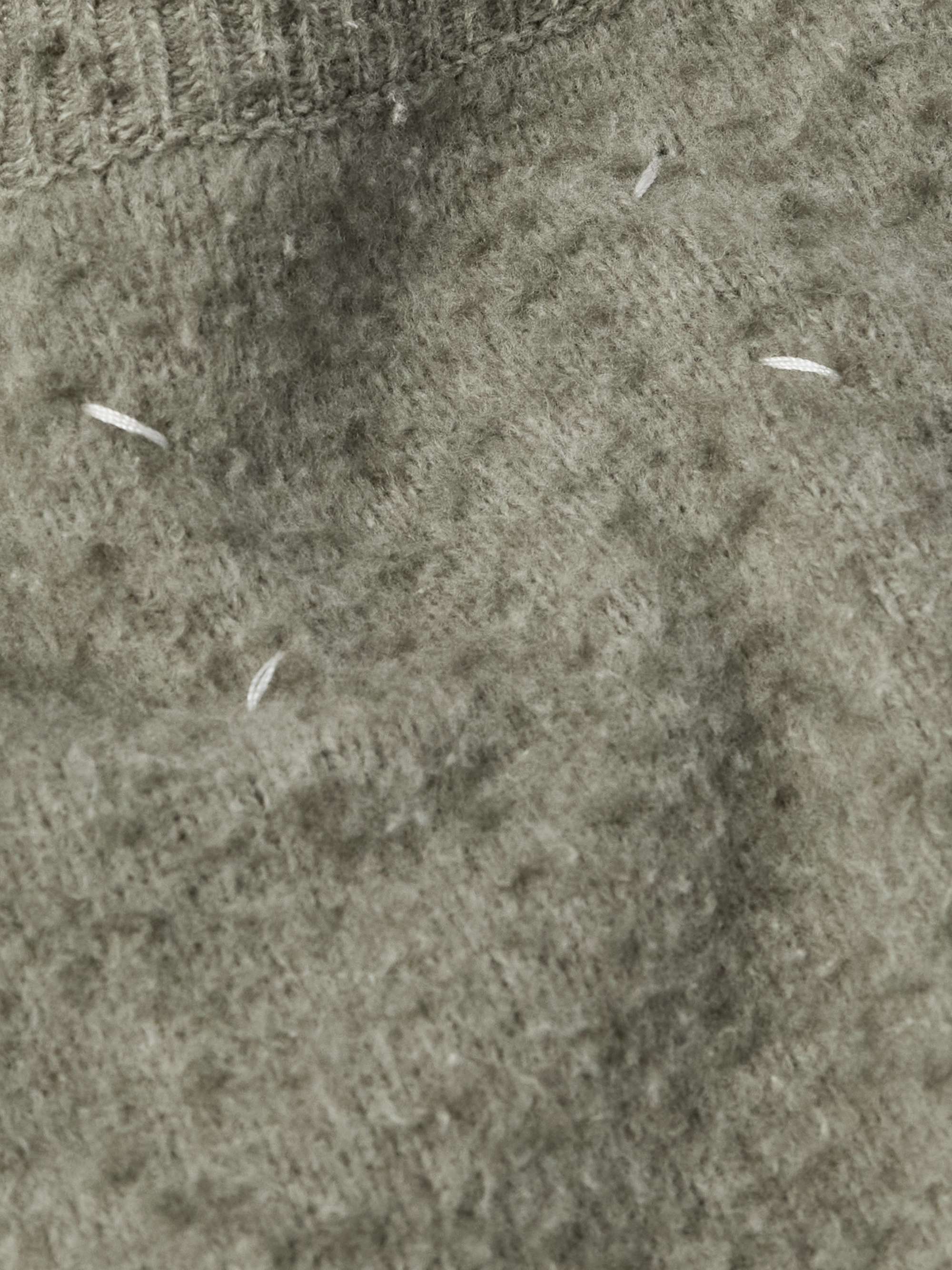 Brushed Wool and Cotton-Blend Sweater view