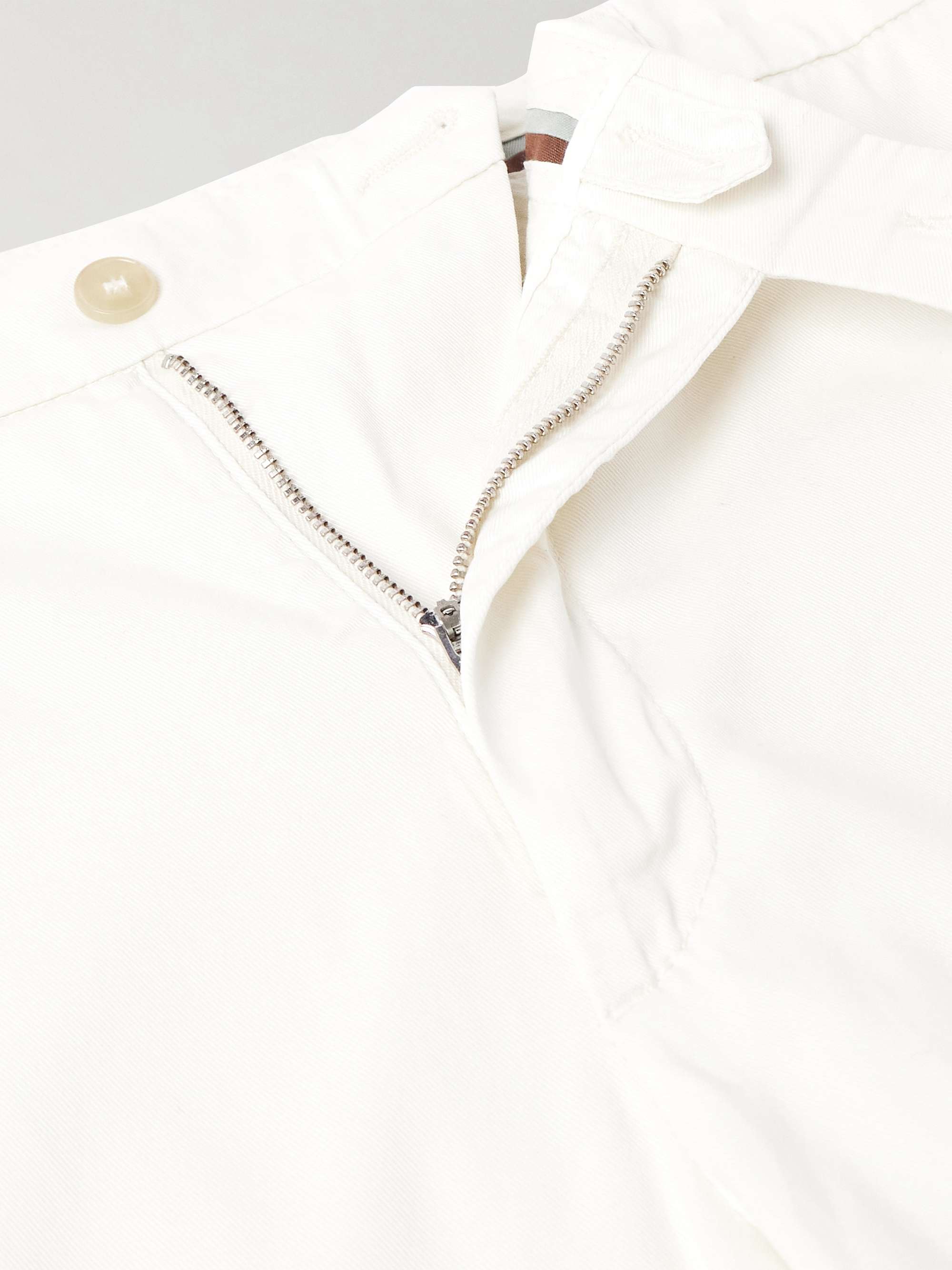 Slim-Fit Straight-Leg Garment-Dyed Stretch Lyocell and Cotton-Blend Twill Chinos view