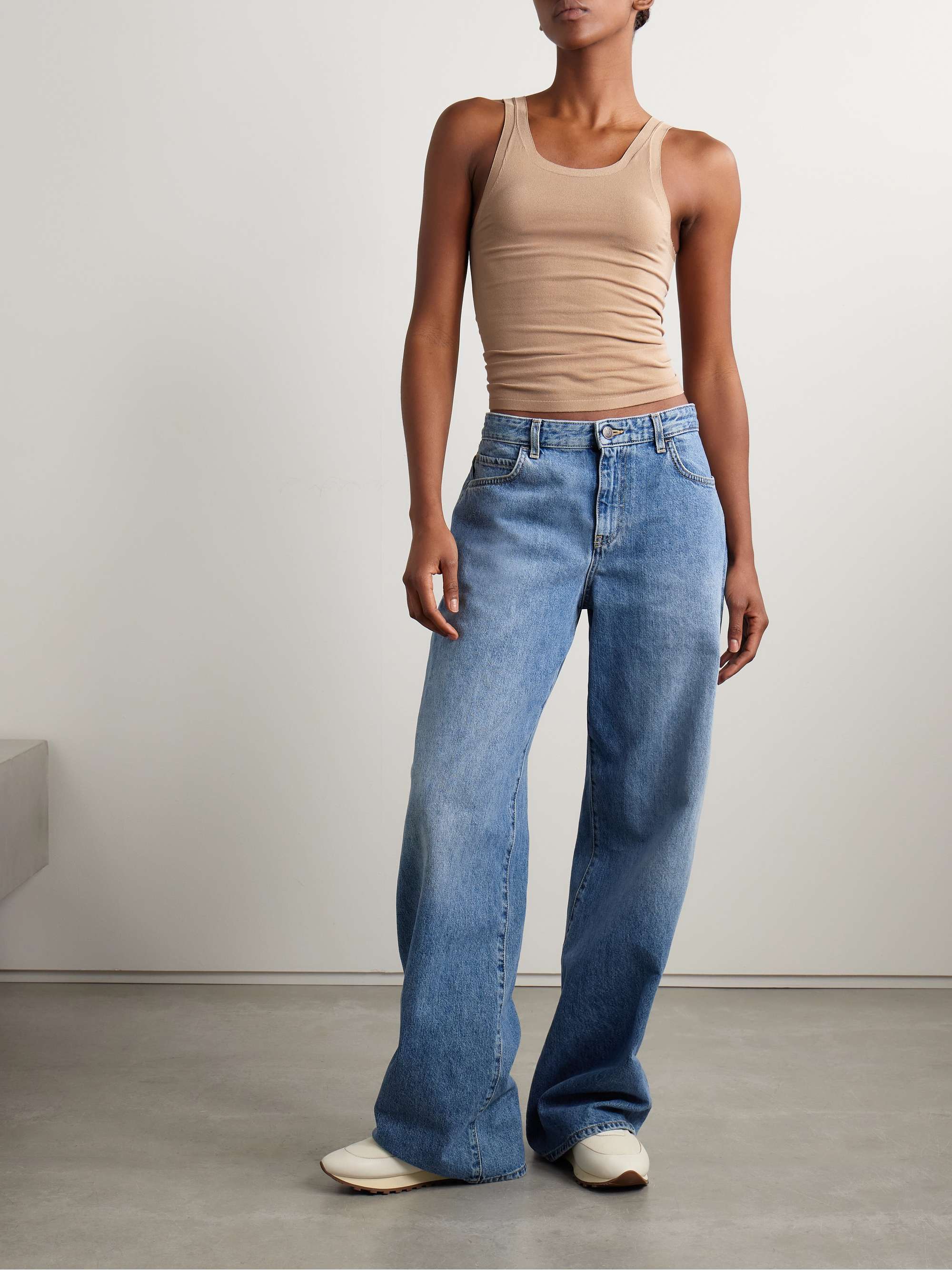 Anthea stretch-knit tank view