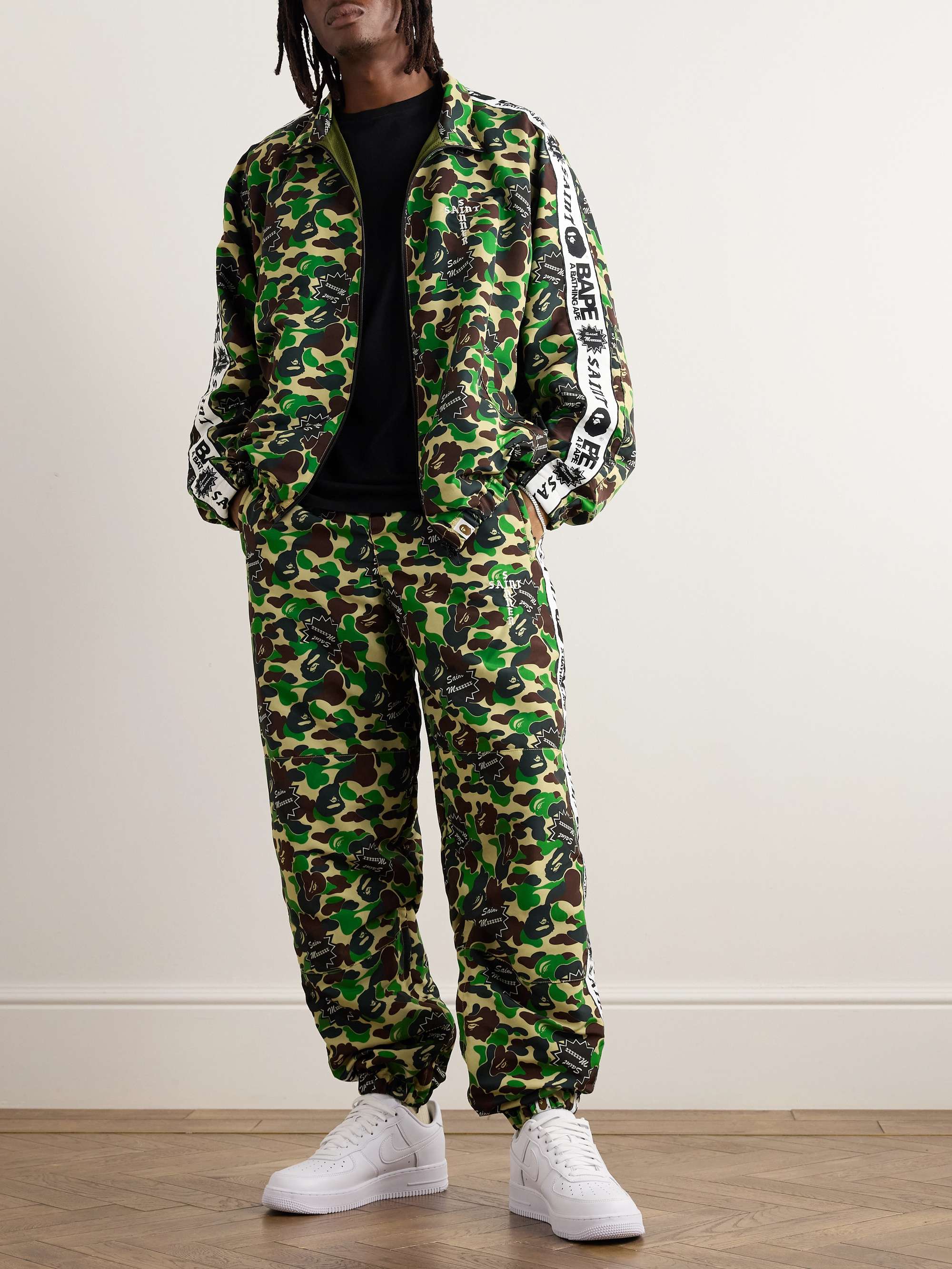 + BAPE® Camouflage-Print Twill Zip-Up Jacket view
