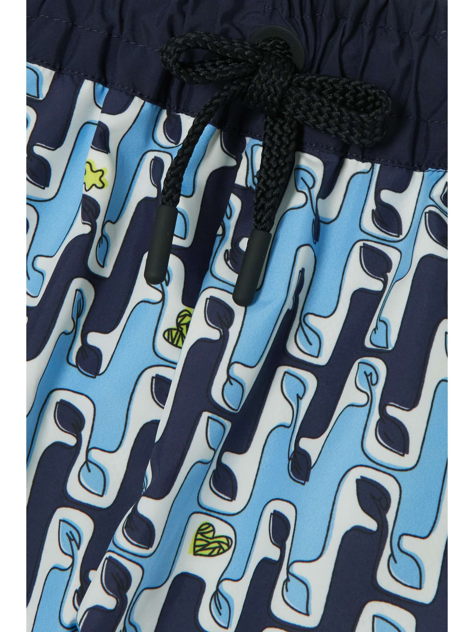 Printed shell shorts view