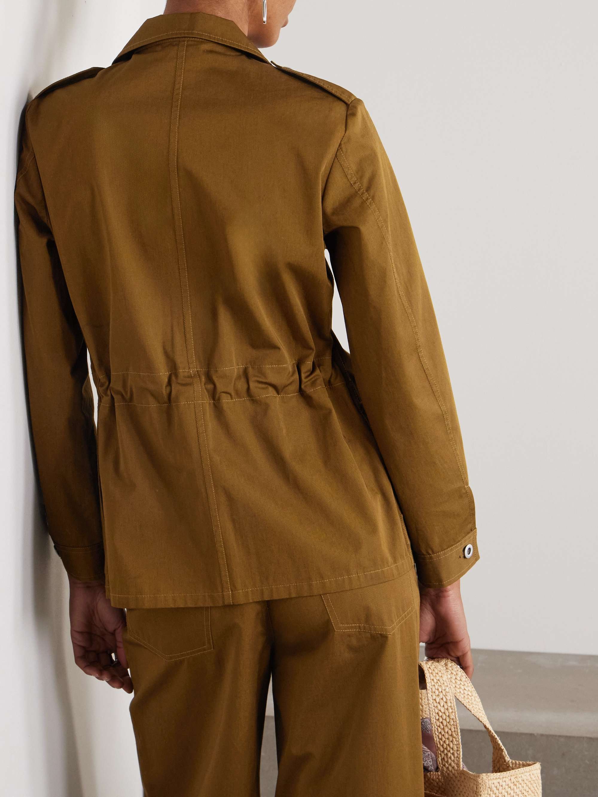 Malia cotton-twill jacket view