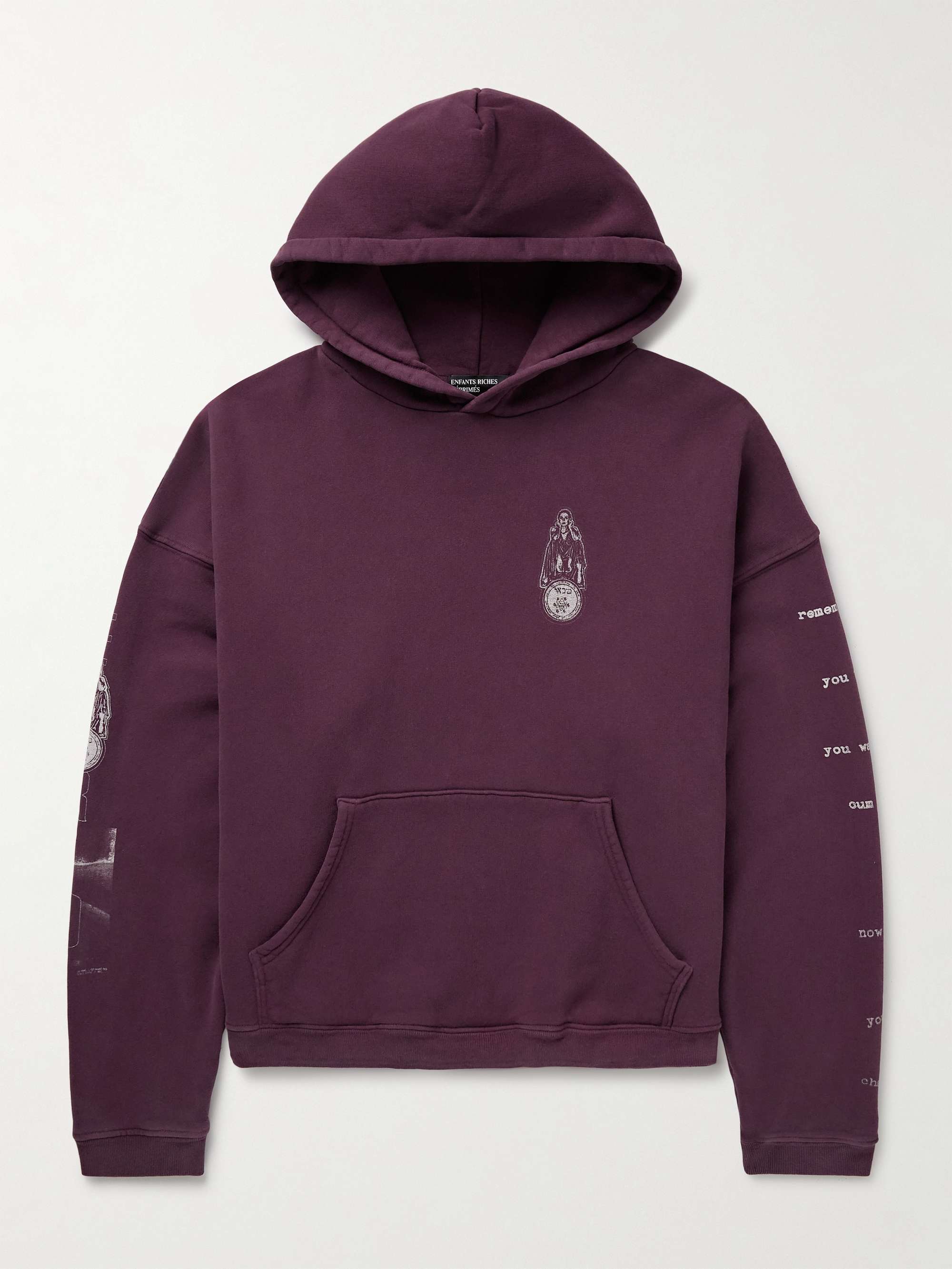 Remember When Printed Cotton-Jersey Hoodie view