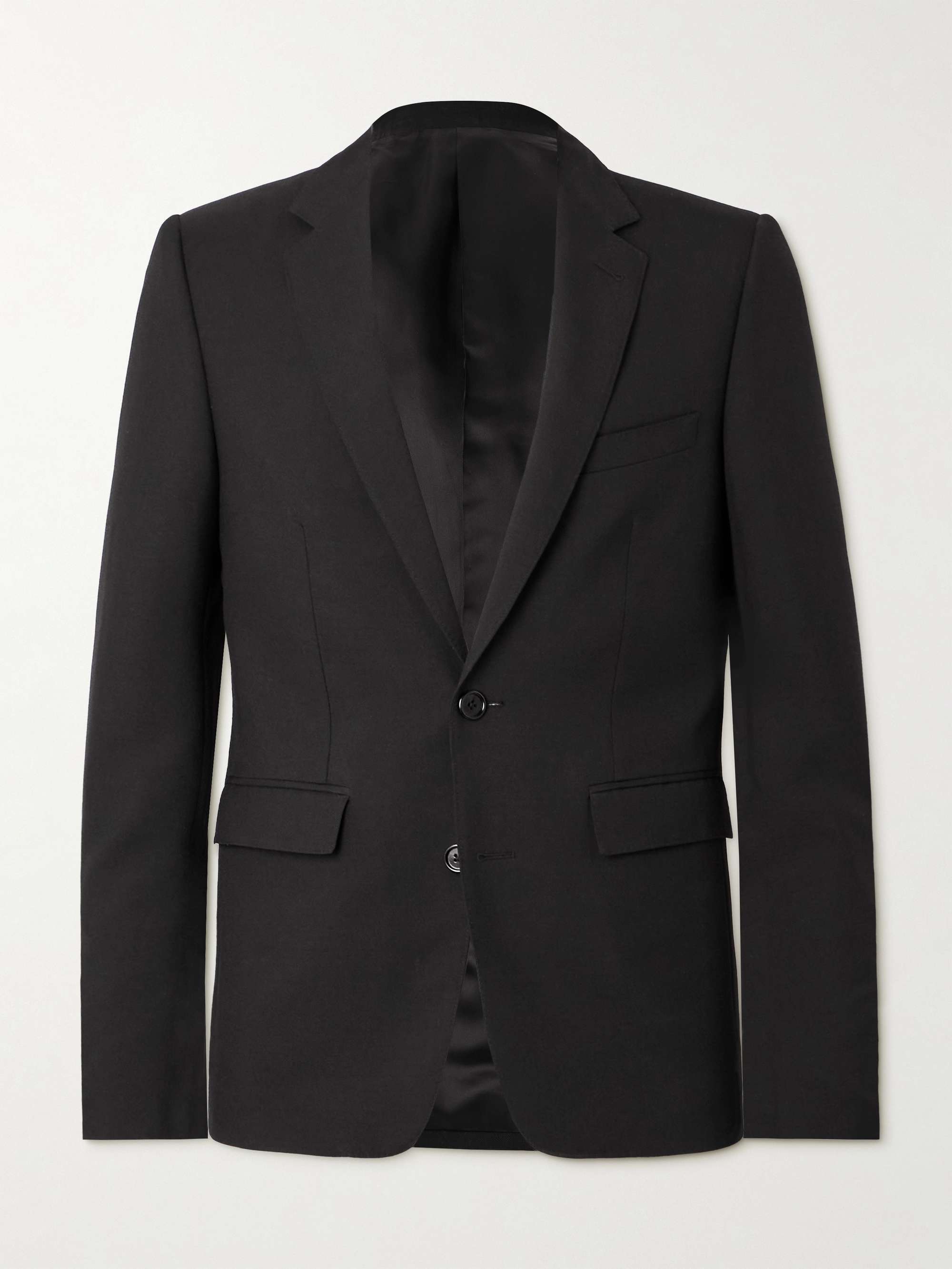 Slim-Fit Wool-Gabardine Blazer view