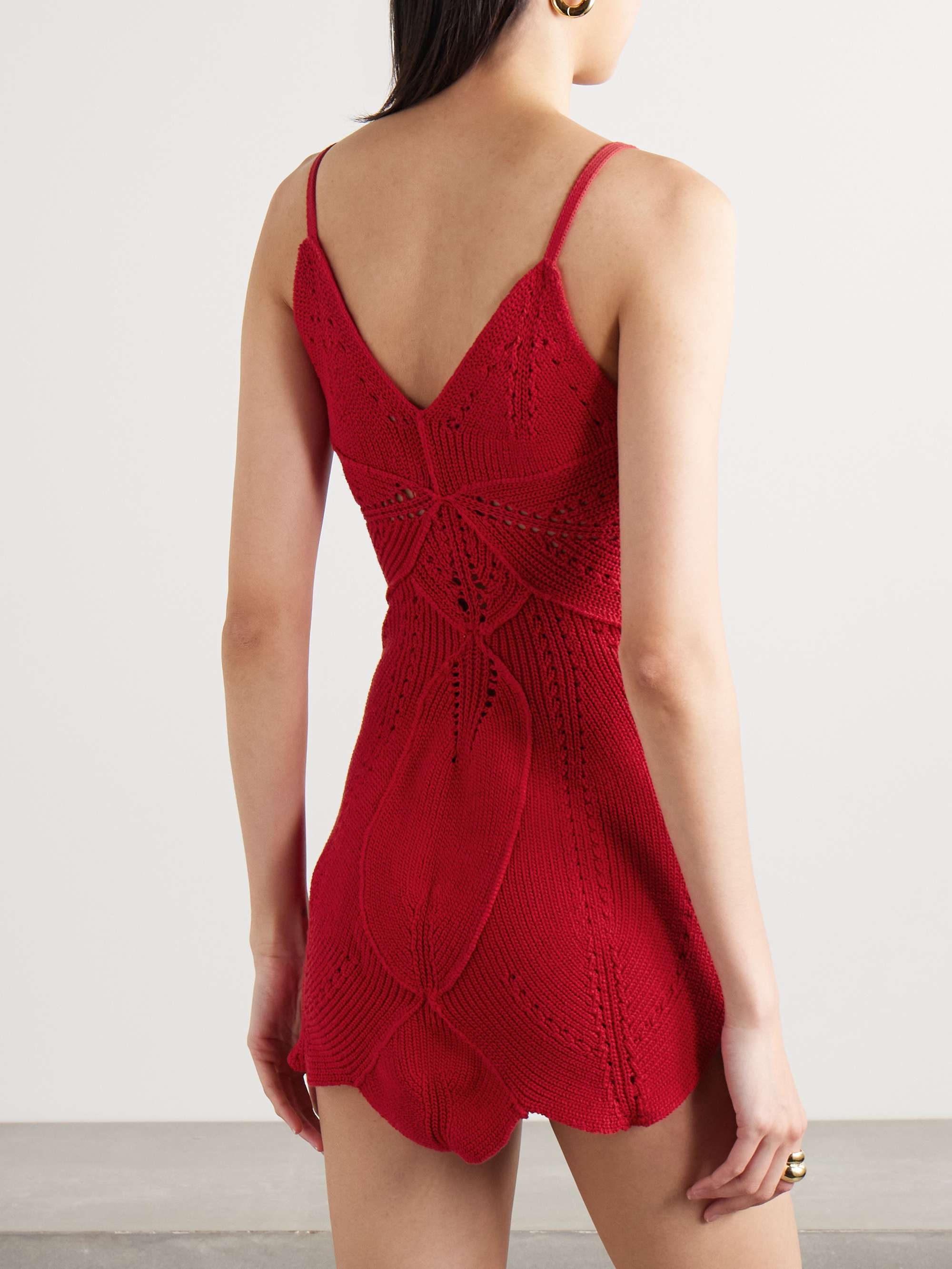 Marlow cutout crocheted cotton mini dress view
