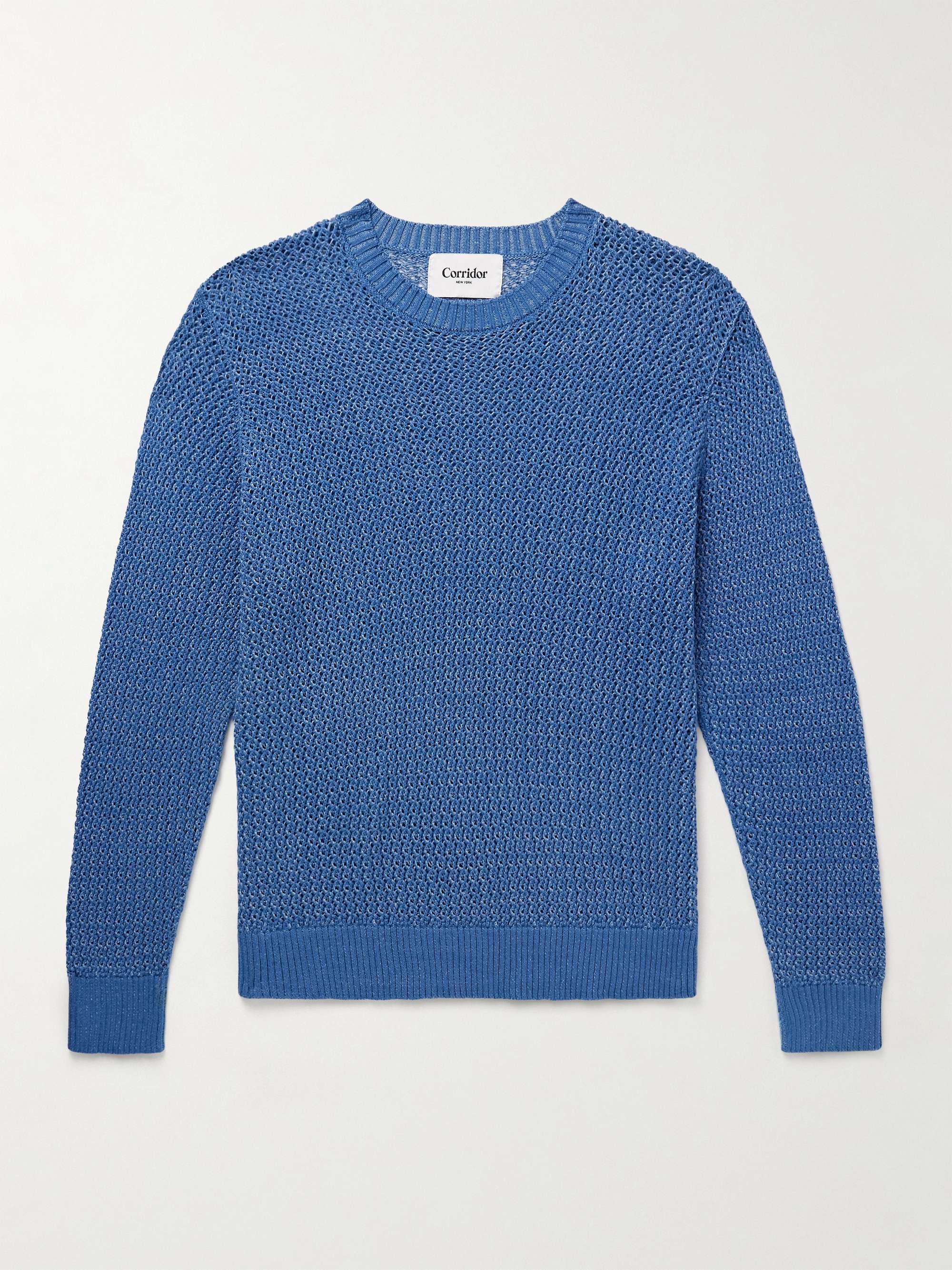 Open-Knit Pima Cotton Sweater view