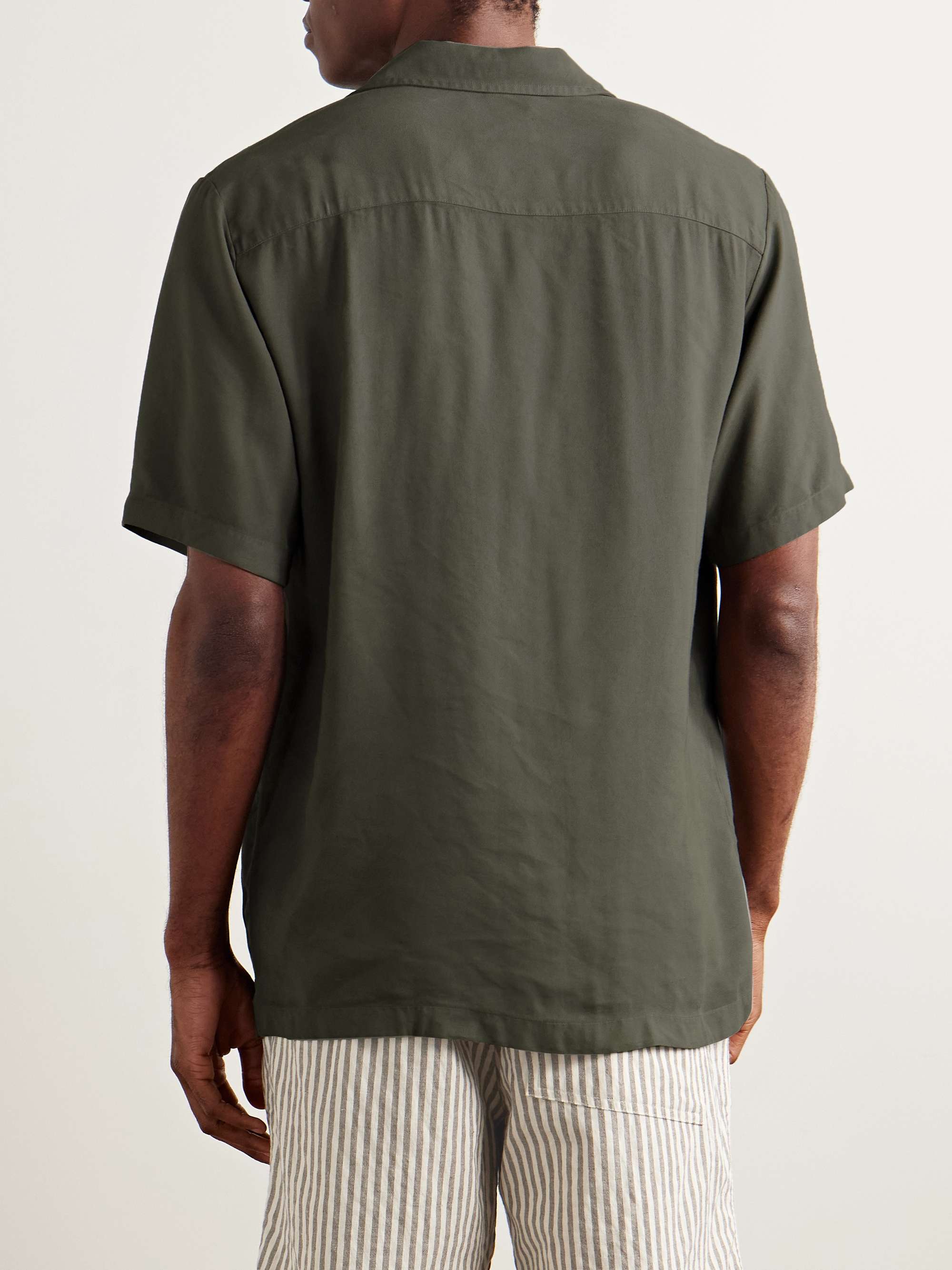 Ares 5027 Embroidered LENZING™ ECOVERO™-Blend Twill Shirt view