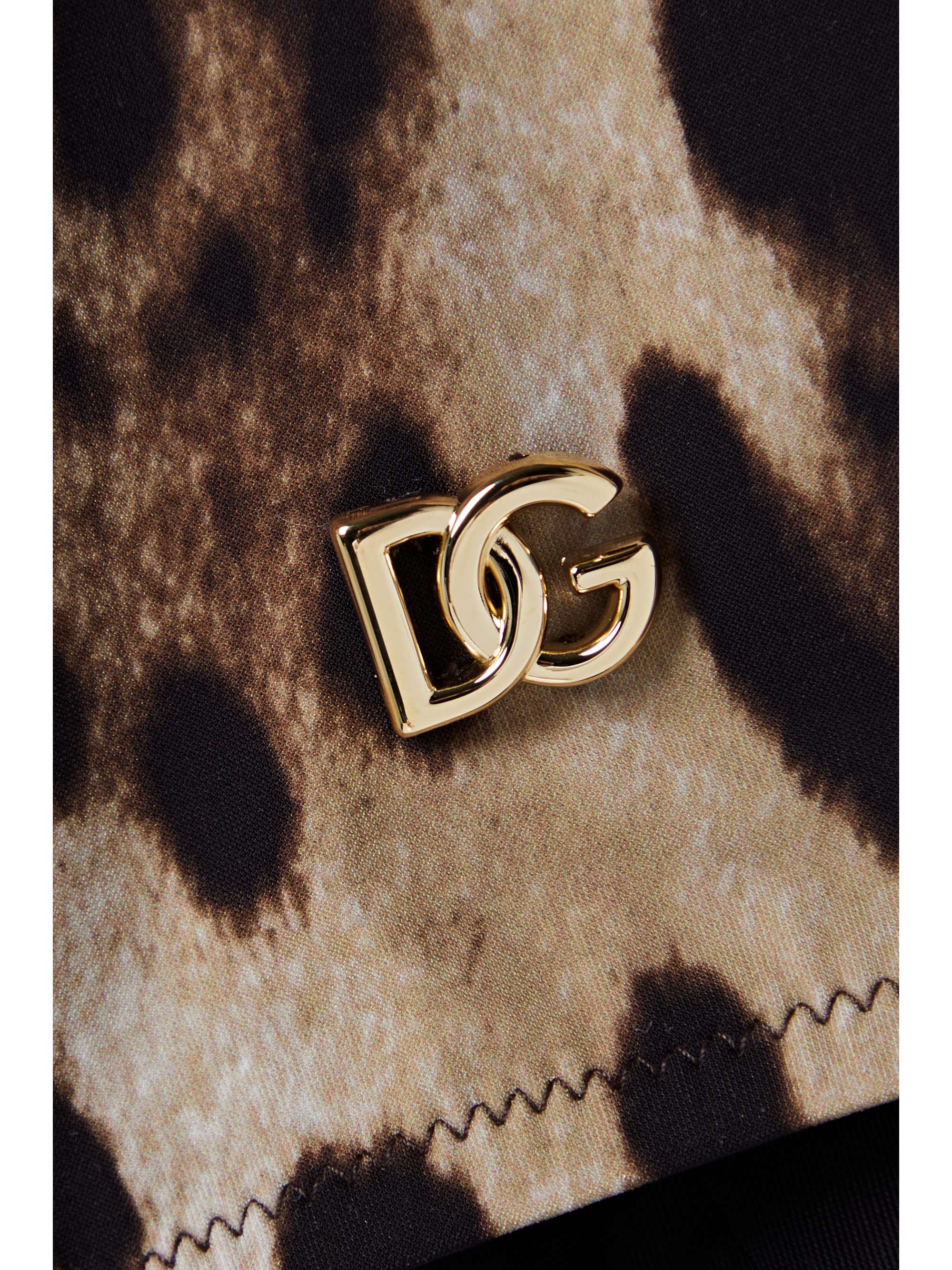 Cutout leopard-print underwired swimsuit view