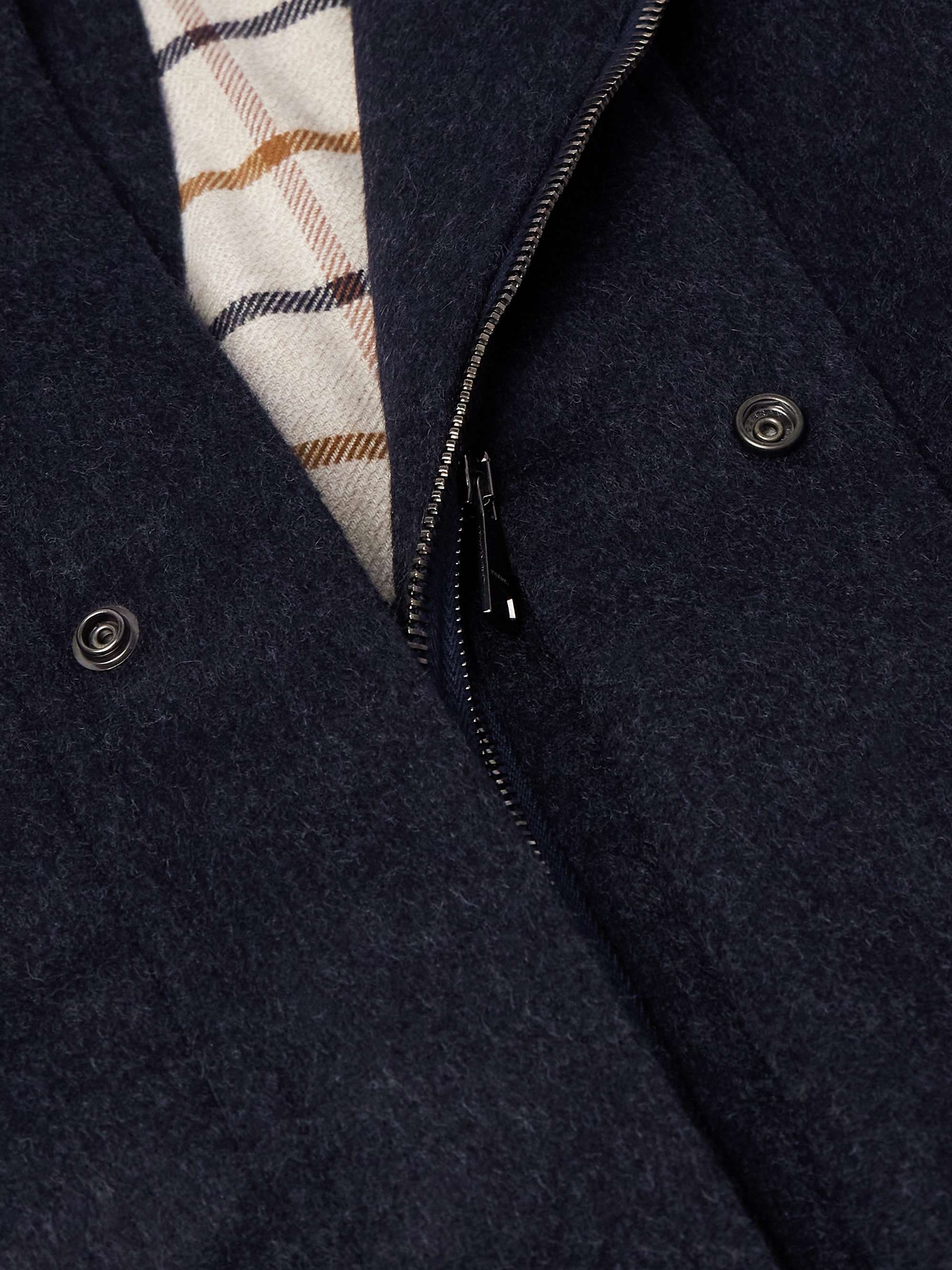 Wool and Alpaca-Blend Field Coat view